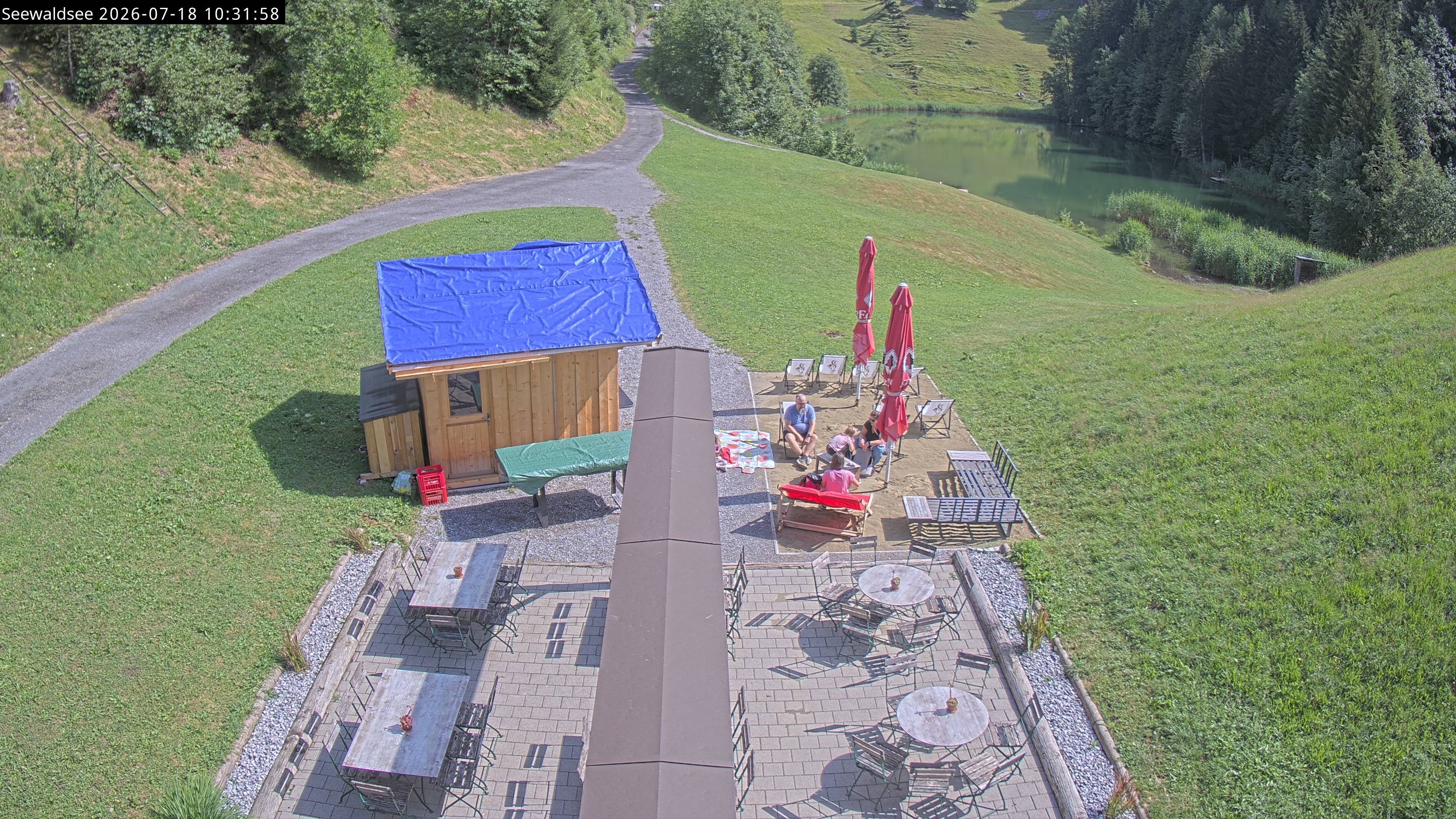 Archiv Foto Webcam Fontanella: Seewaldsee