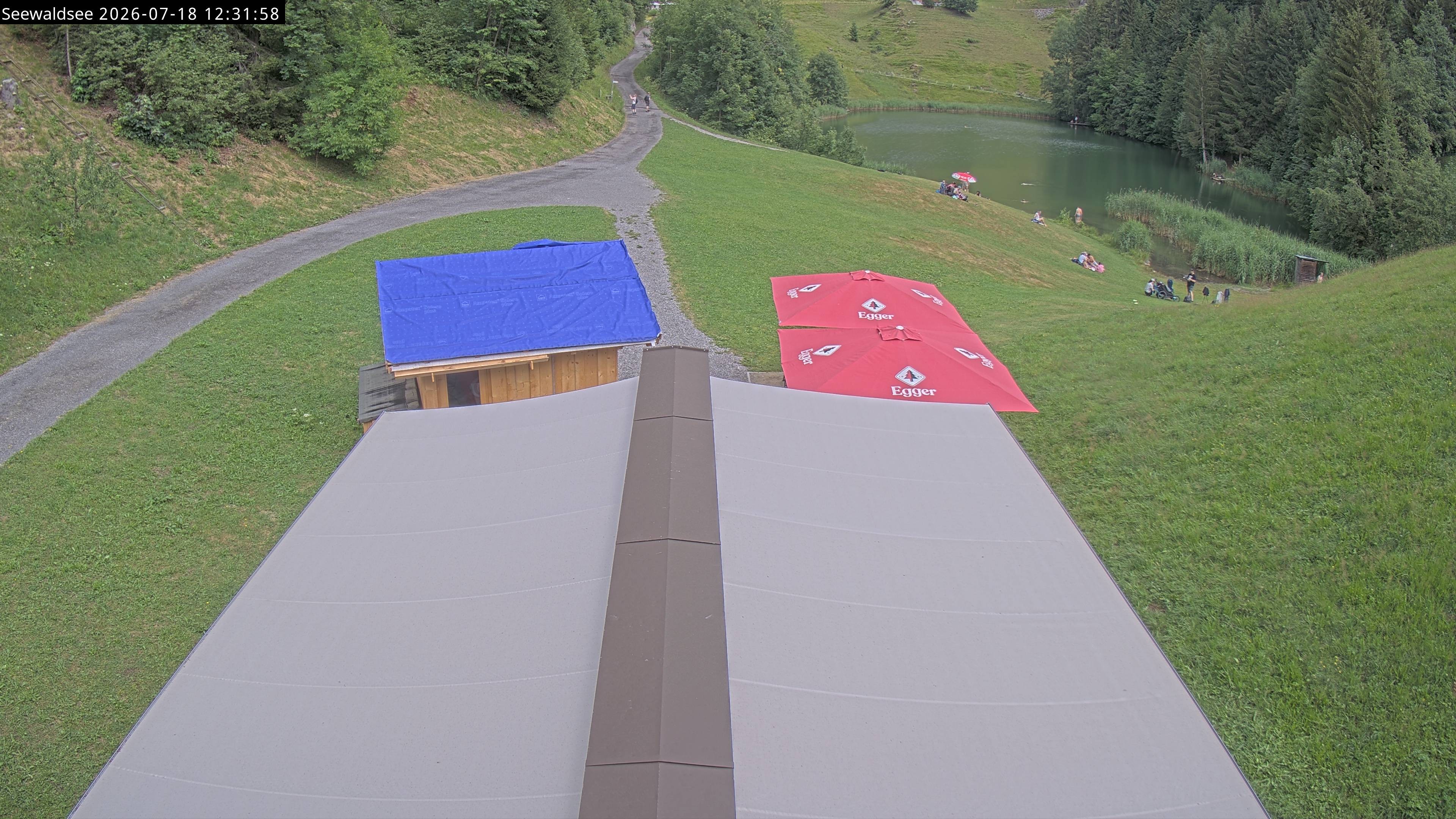 Archiv Foto Webcam Fontanella: Seewaldsee
