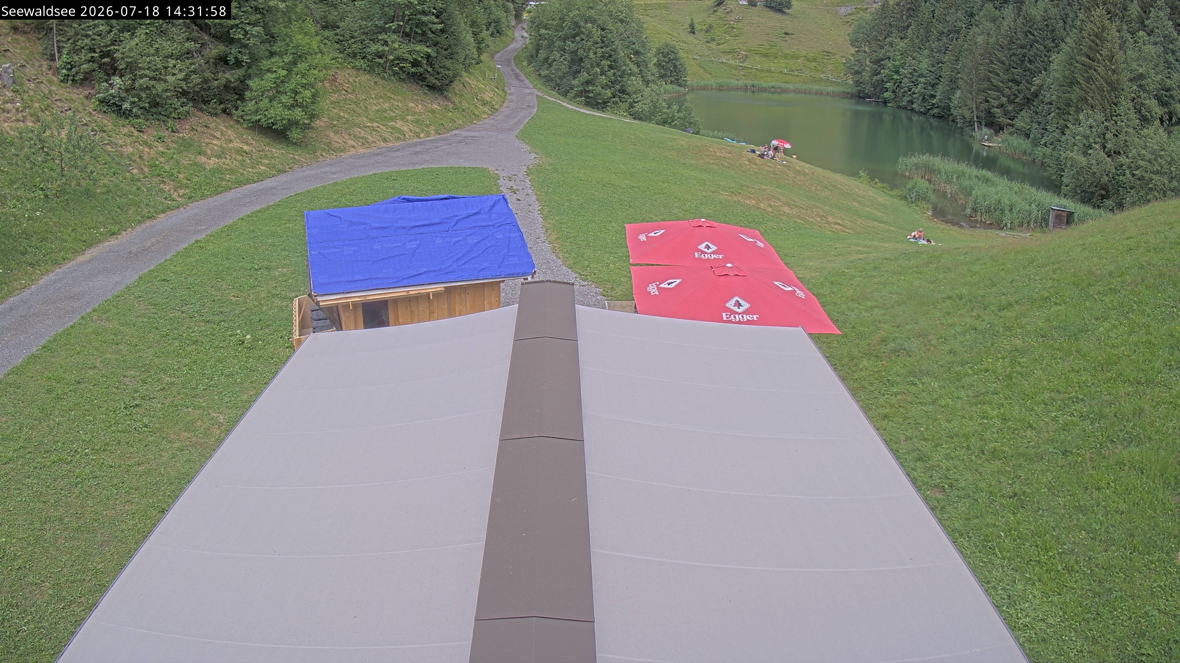 Archiv Foto Webcam Fontanella: Seewaldsee