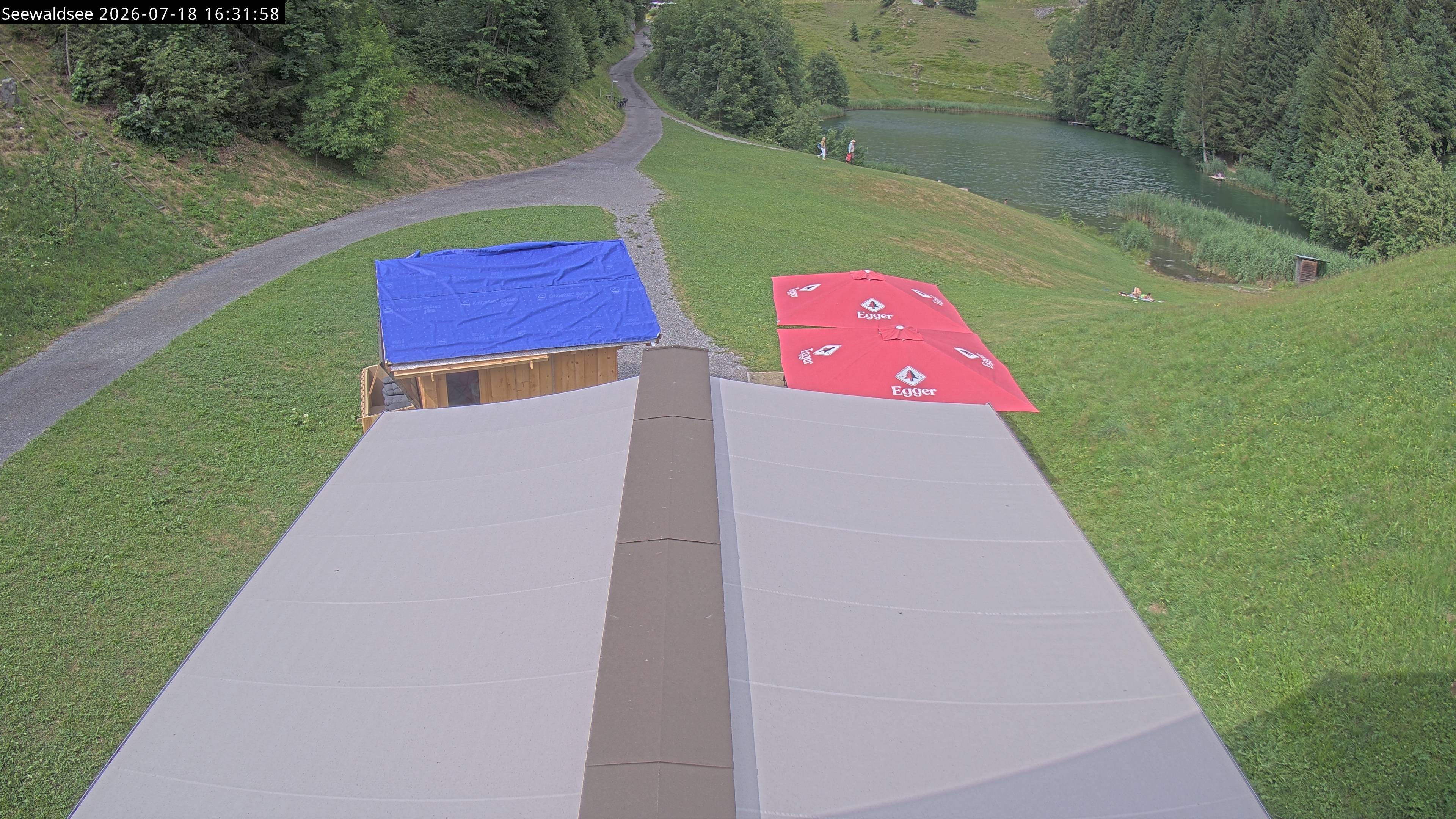 Archiv Foto Webcam Fontanella: Seewaldsee