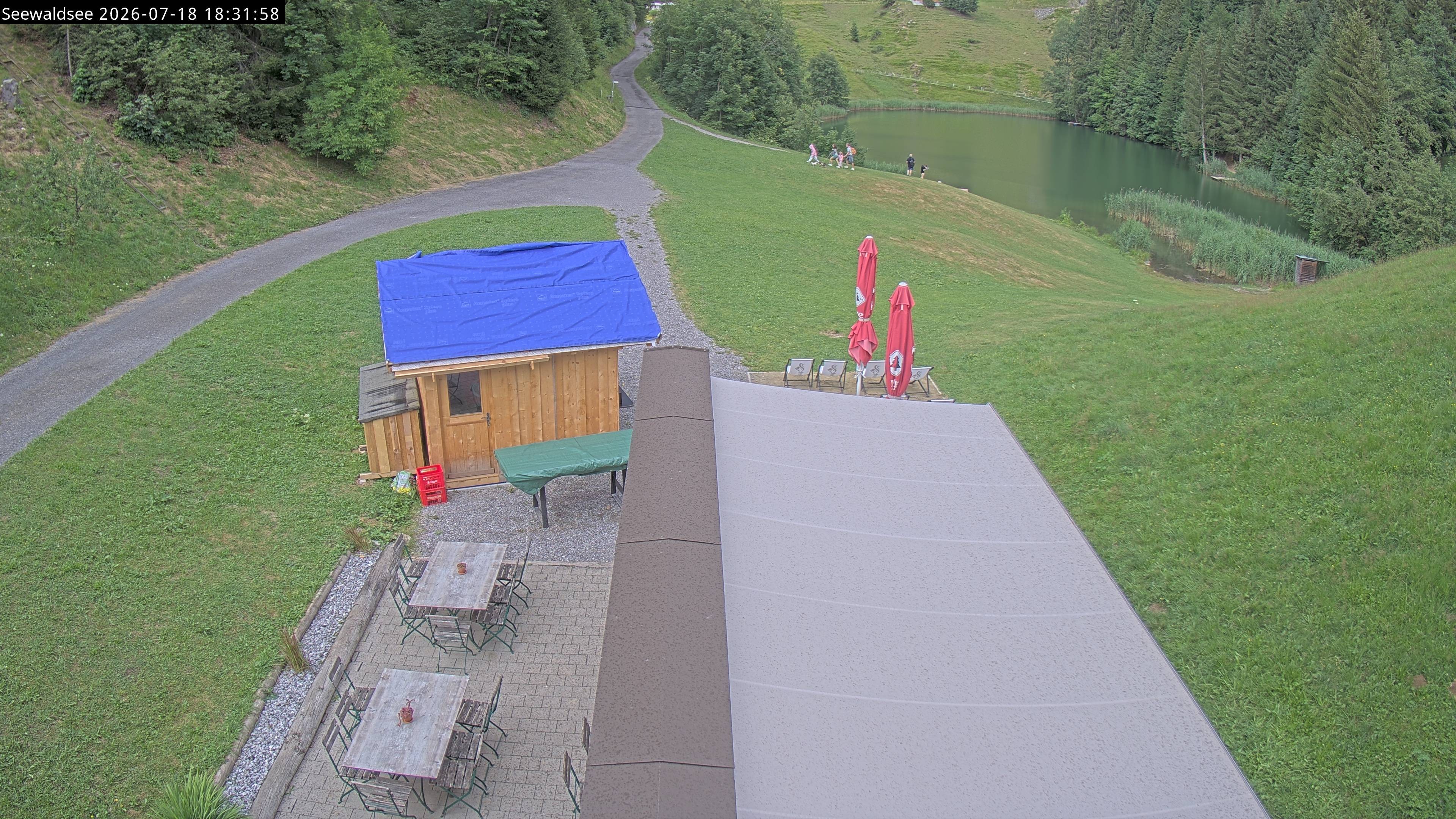 Archiv Foto Webcam Fontanella: Seewaldsee
