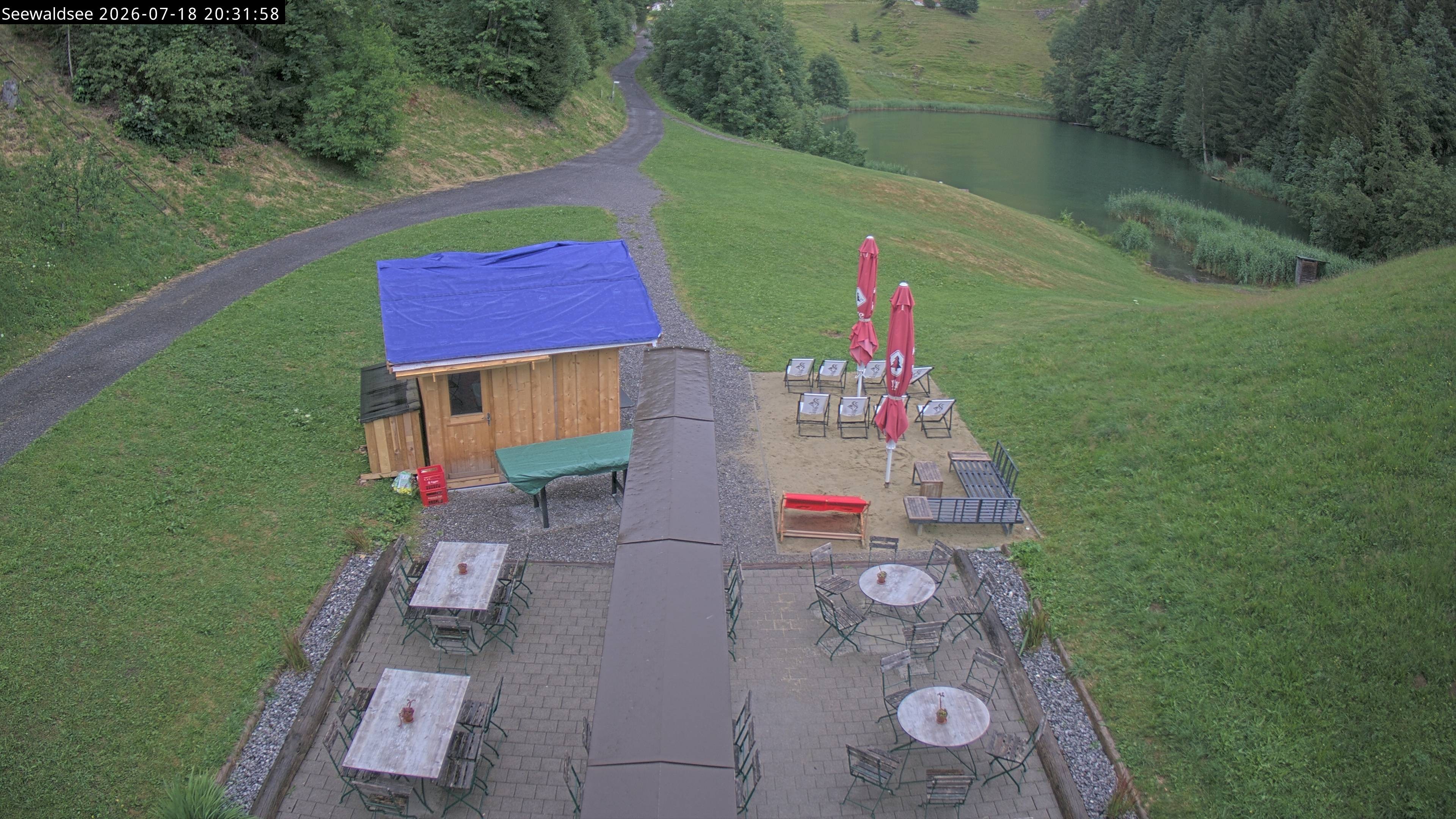 Archiv Foto Webcam Fontanella: Seewaldsee