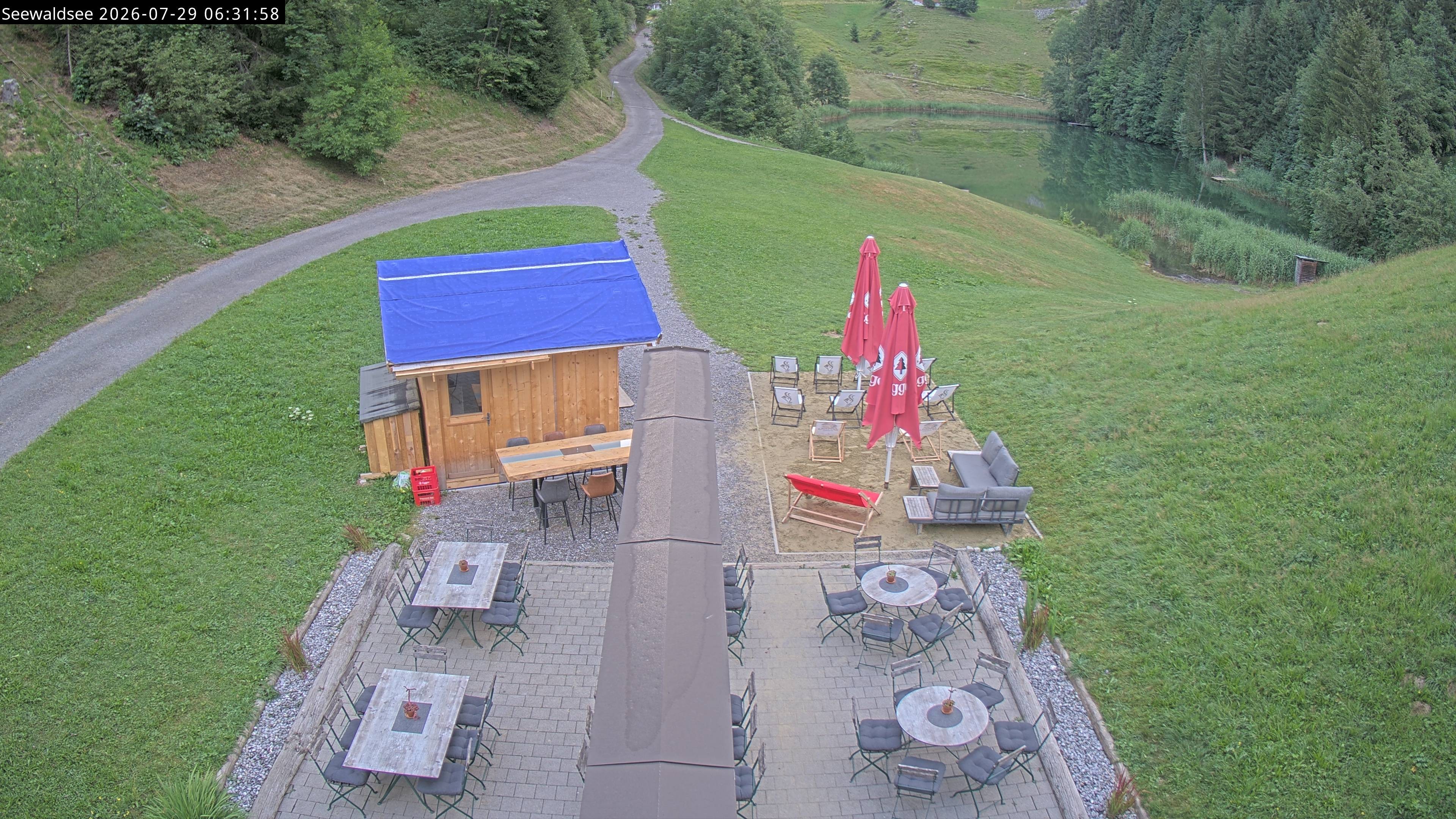 Archiv Foto Webcam Fontanella: Seewaldsee
