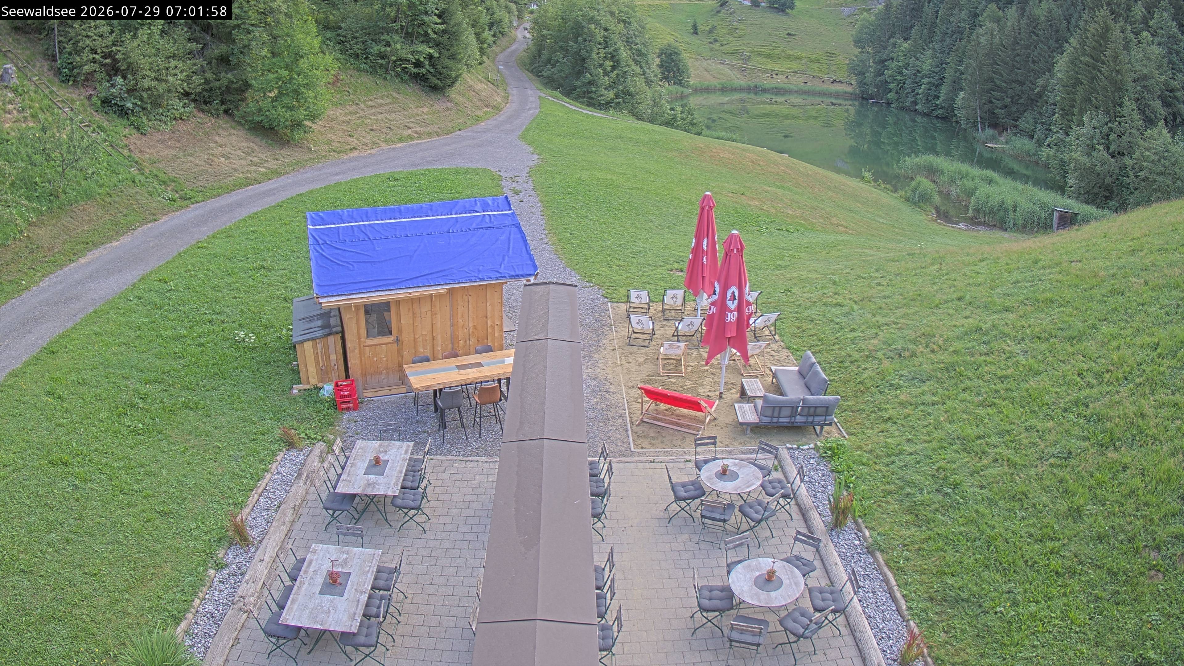 Archiv Foto Webcam Fontanella: Seewaldsee