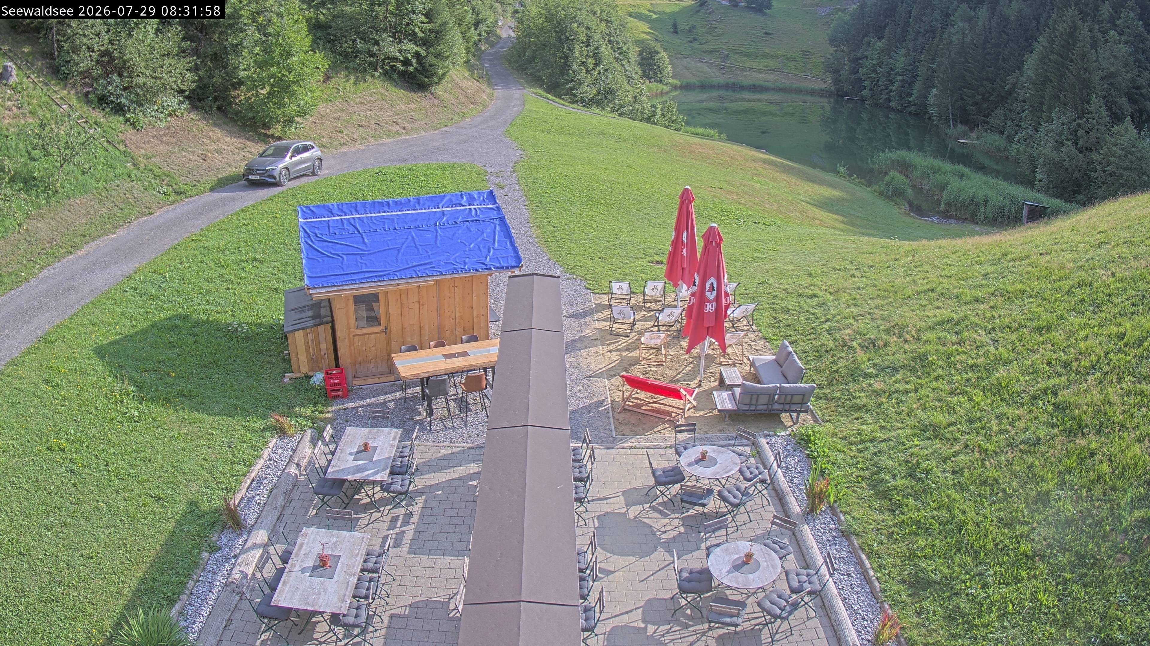 Archiv Foto Webcam Fontanella: Seewaldsee