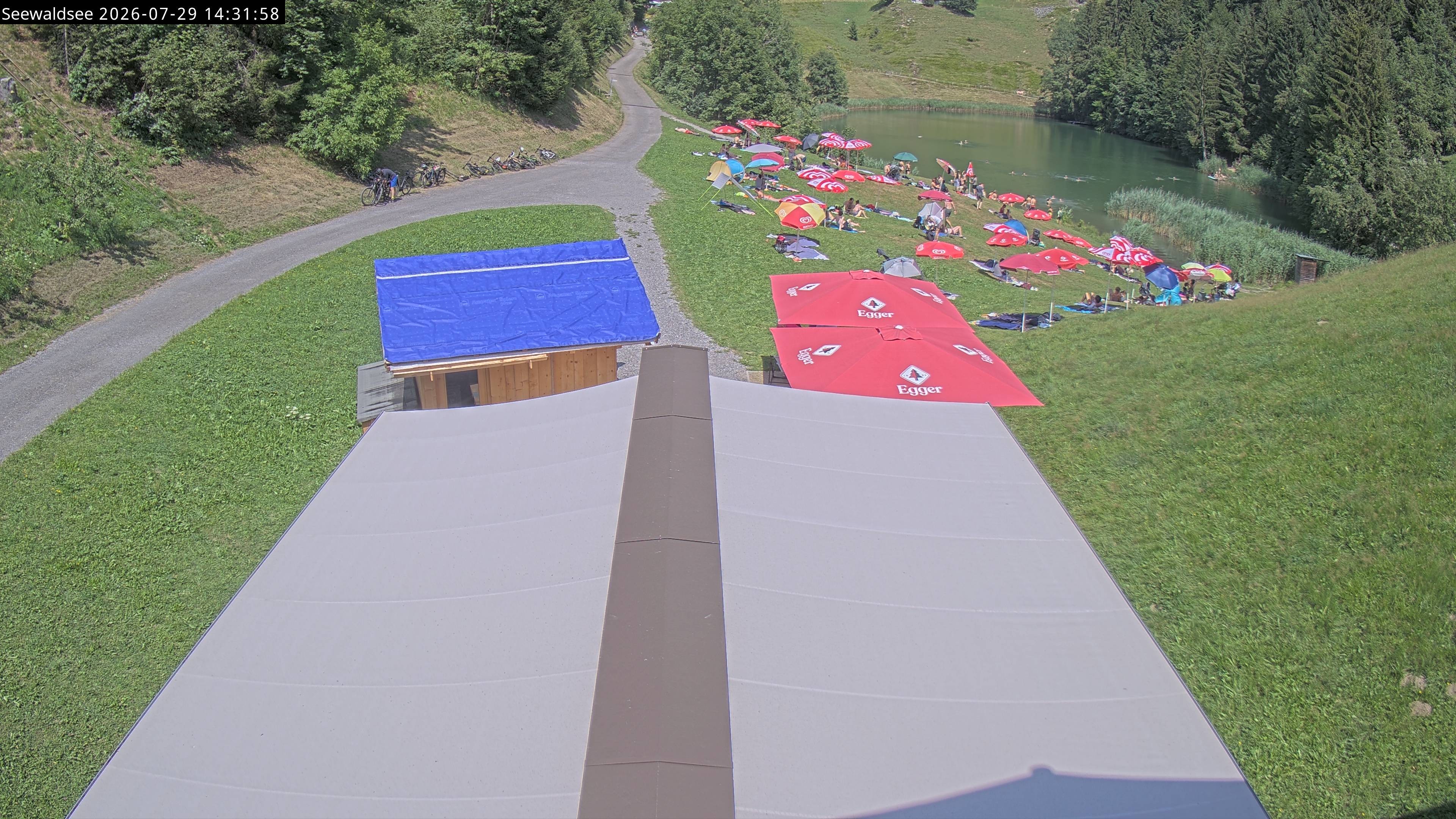 Archiv Foto Webcam Fontanella: Seewaldsee