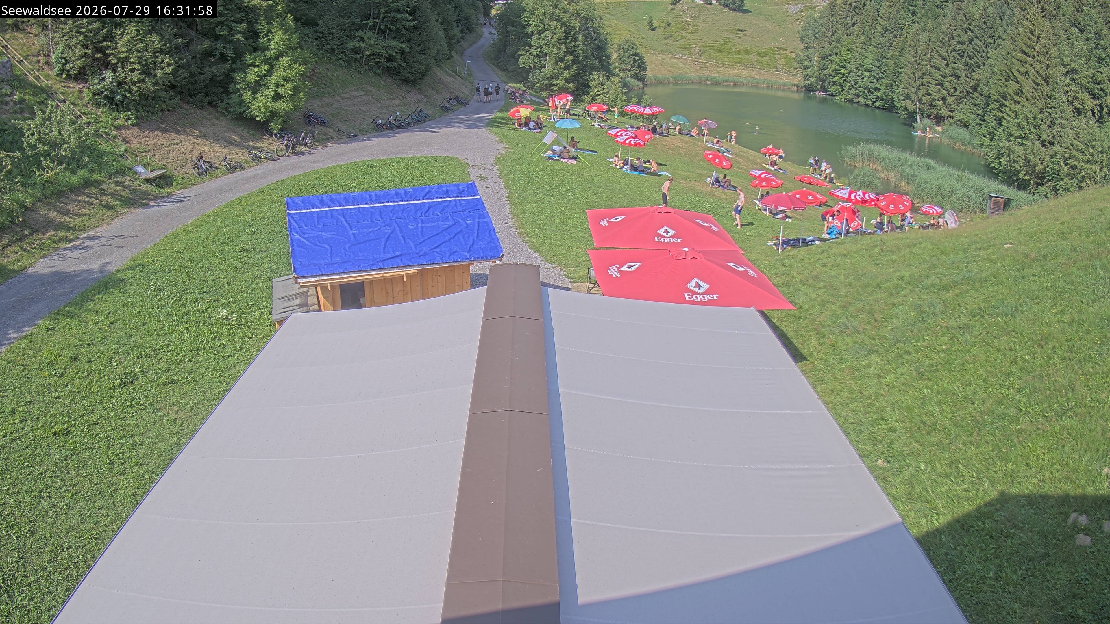 Archiv Foto Webcam Fontanella: Seewaldsee
