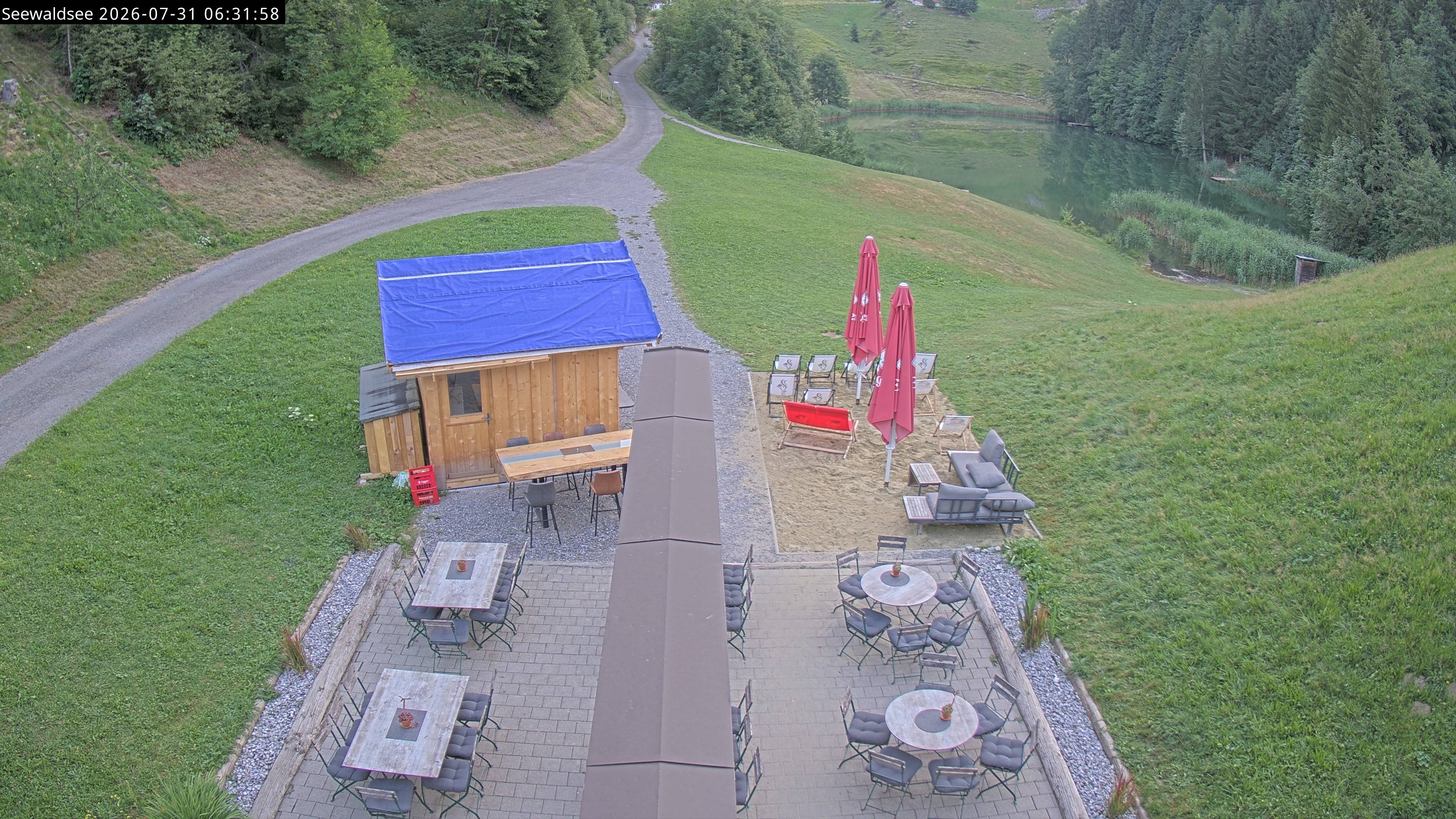 Archiv Foto Webcam Fontanella: Seewaldsee