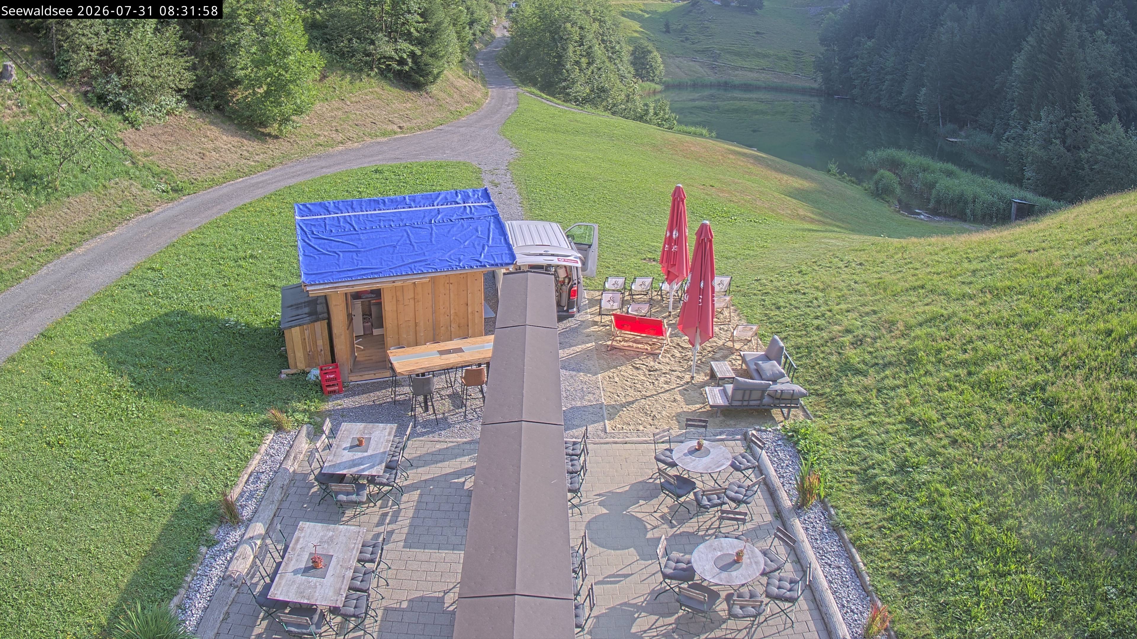 Archiv Foto Webcam Fontanella: Seewaldsee