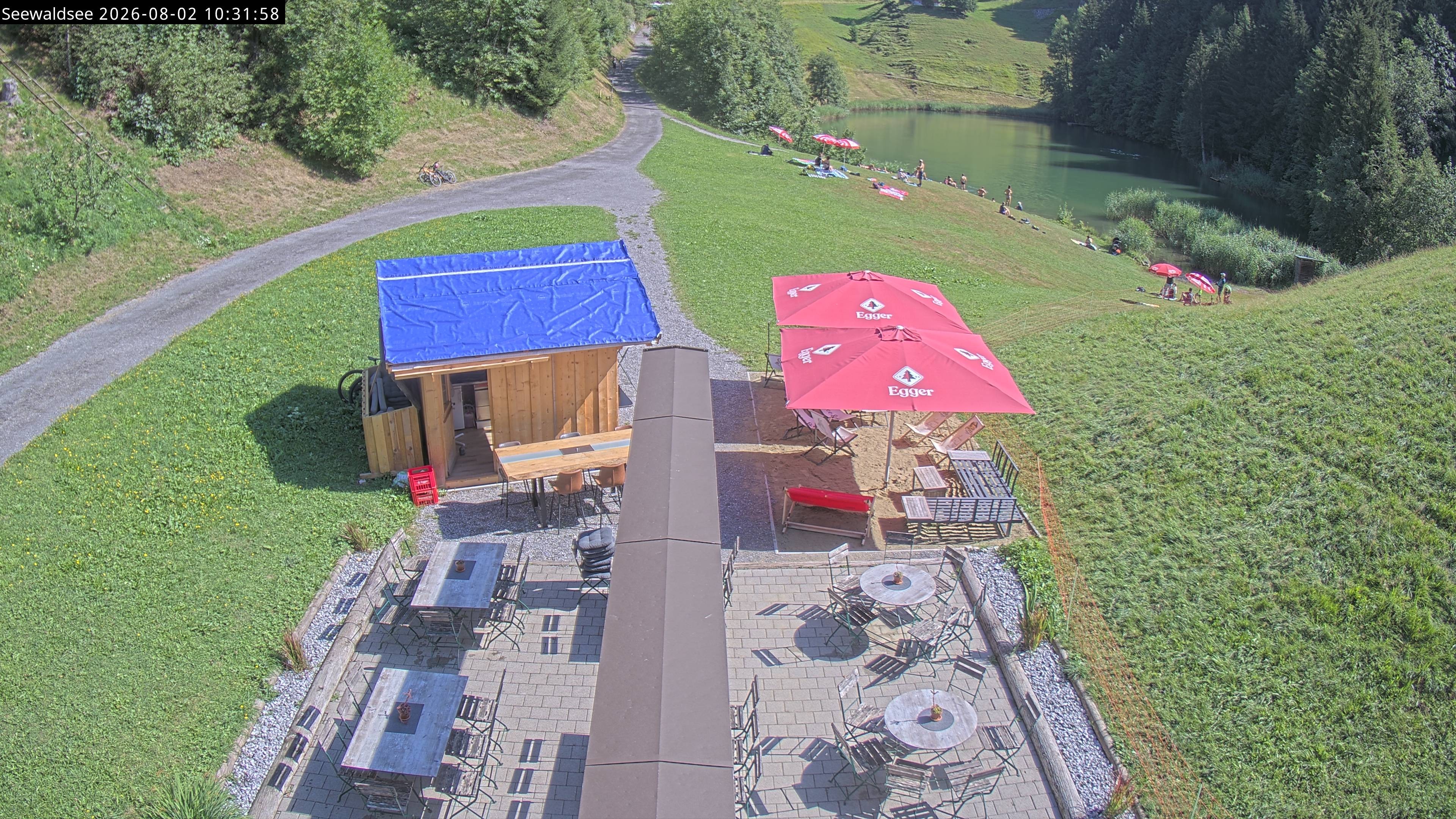 Archiv Foto Webcam Fontanella: Seewaldsee