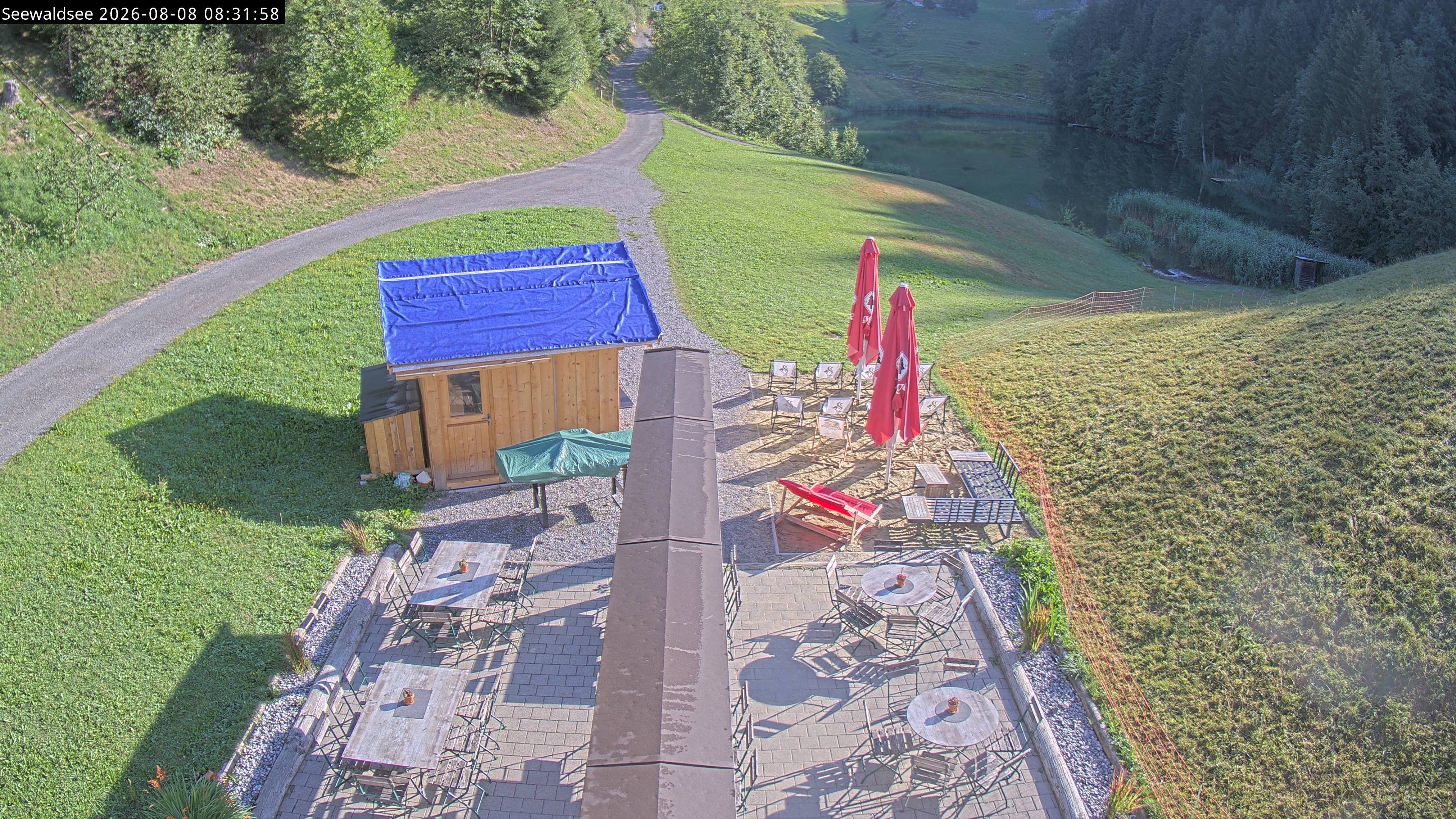 Archiv Foto Webcam Fontanella: Seewaldsee
