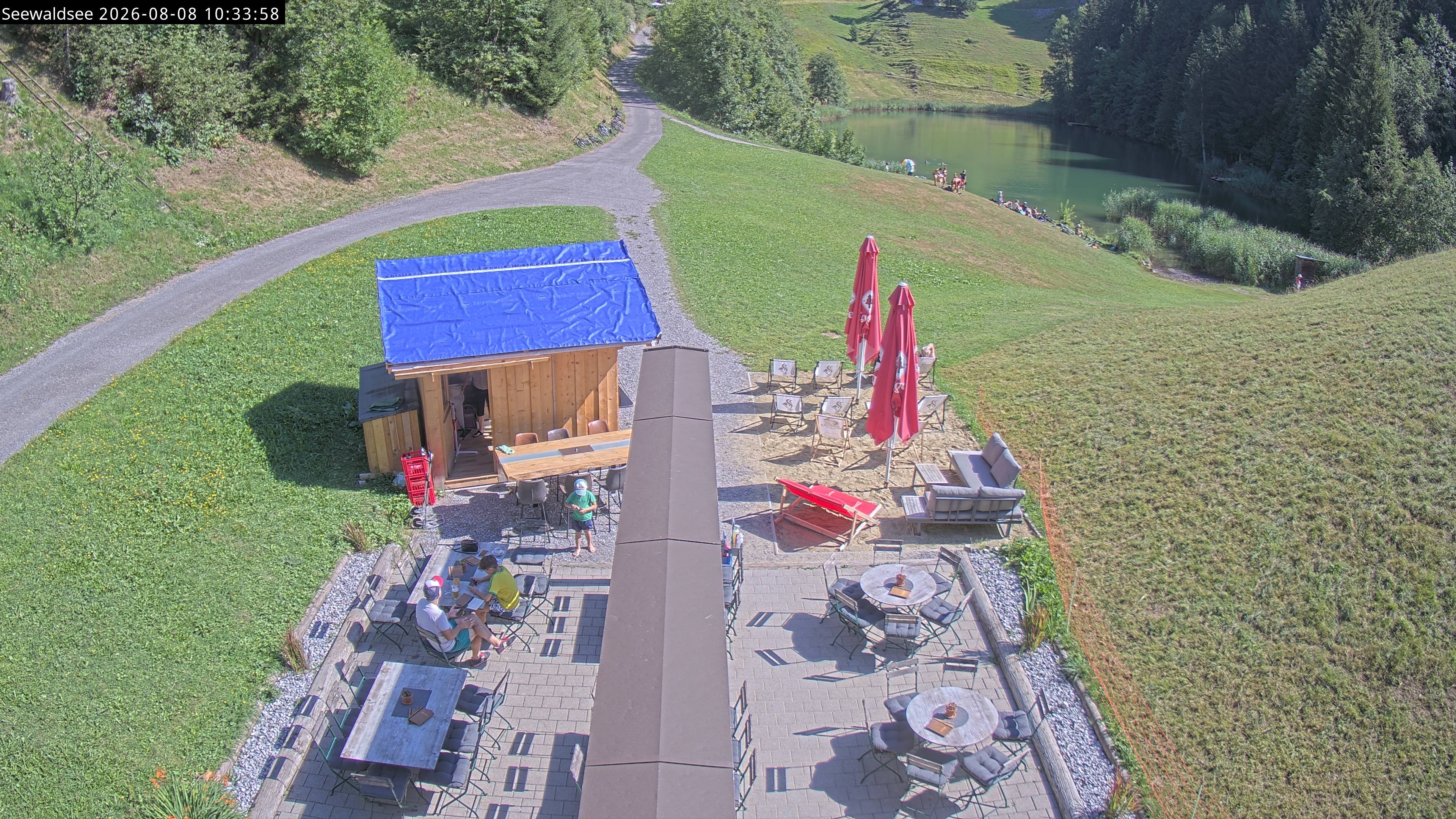 Archiv Foto Webcam Fontanella: Seewaldsee