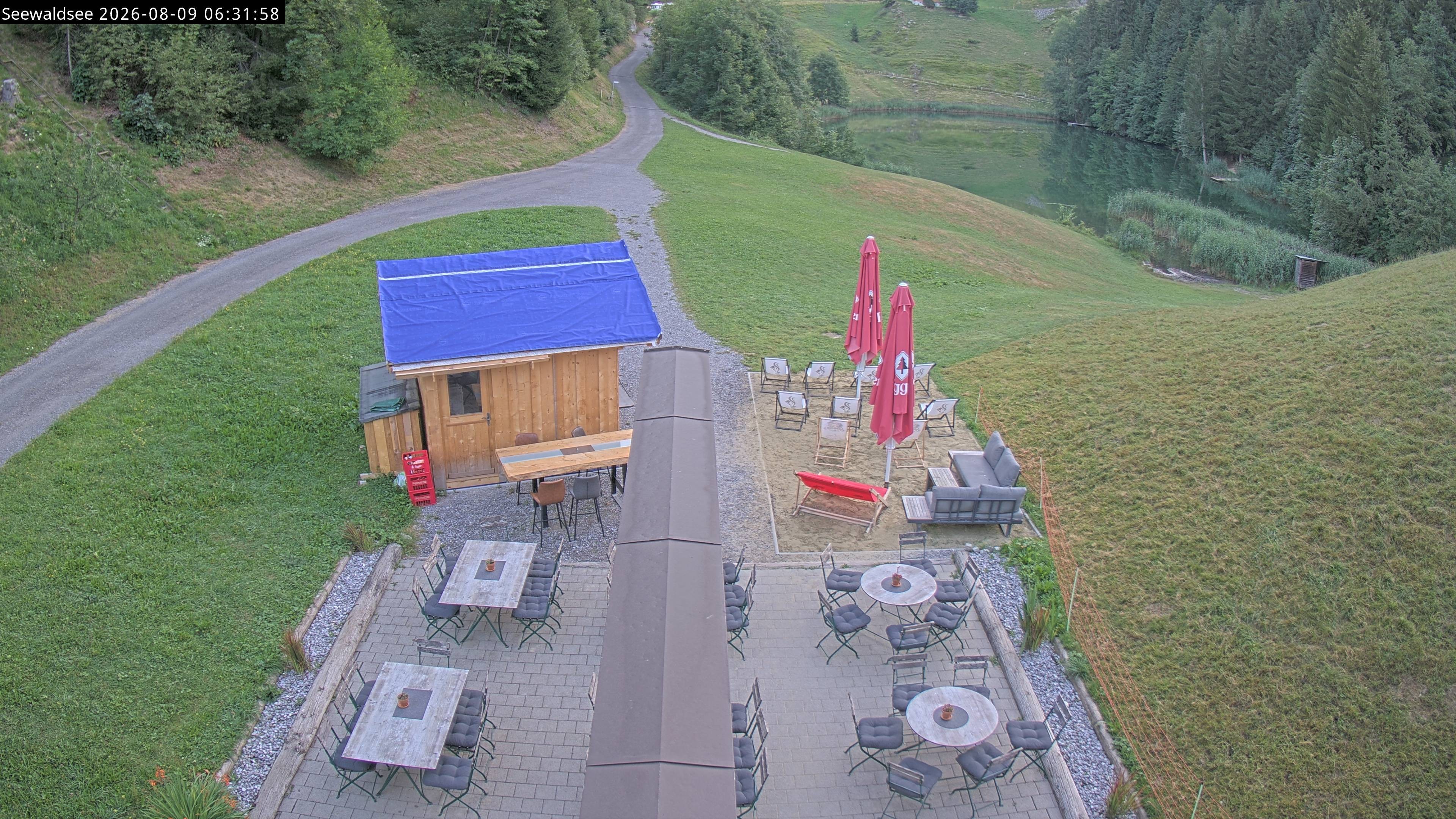 Archiv Foto Webcam Fontanella: Seewaldsee
