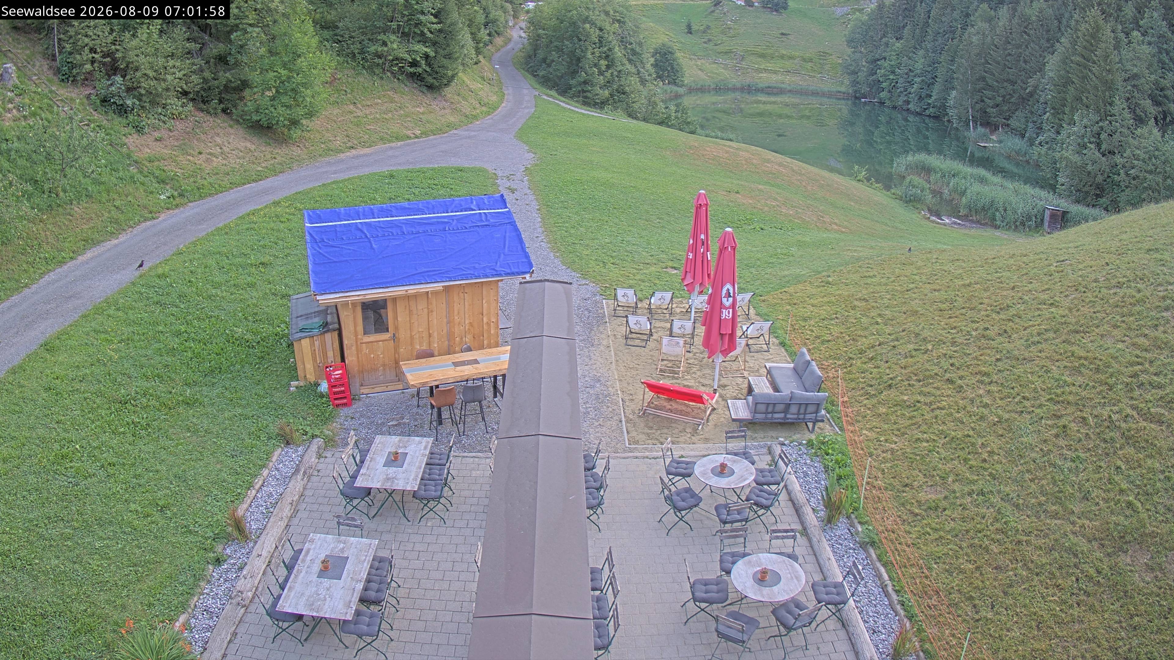 Archiv Foto Webcam Fontanella: Seewaldsee