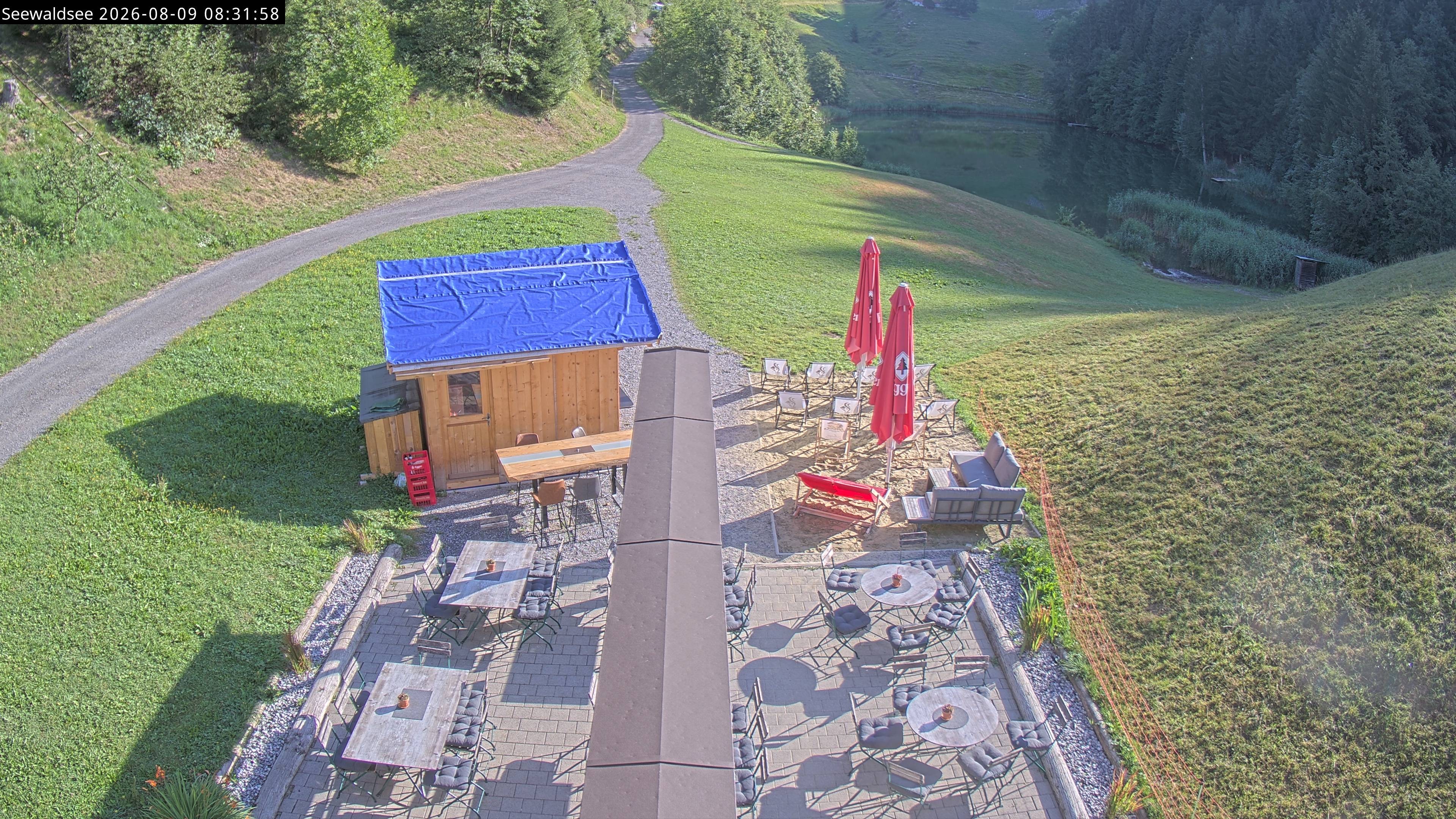 Archiv Foto Webcam Fontanella: Seewaldsee
