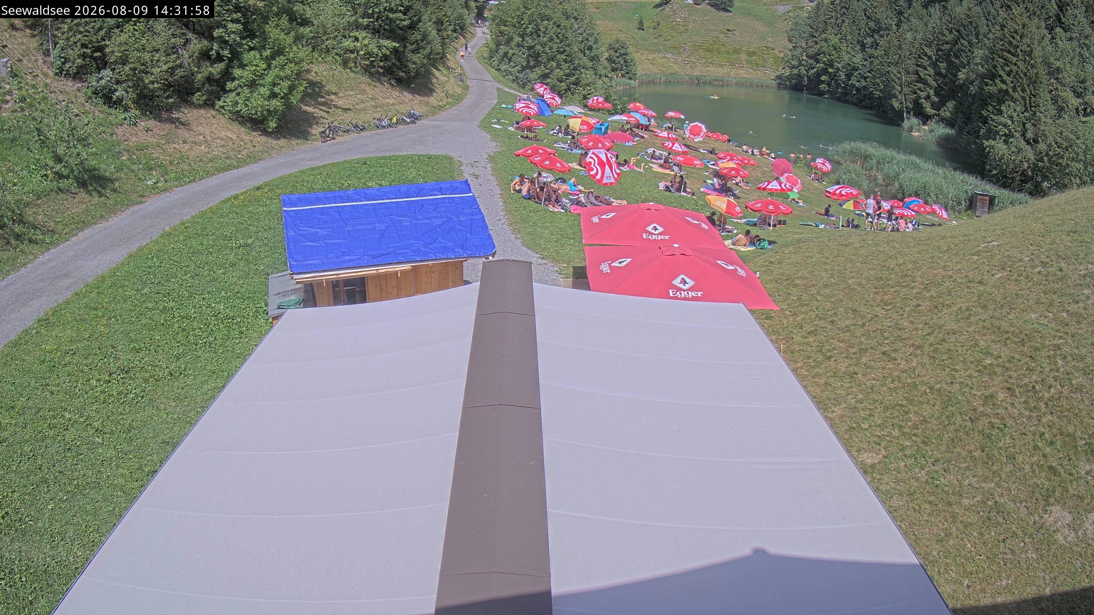 Archiv Foto Webcam Fontanella: Seewaldsee