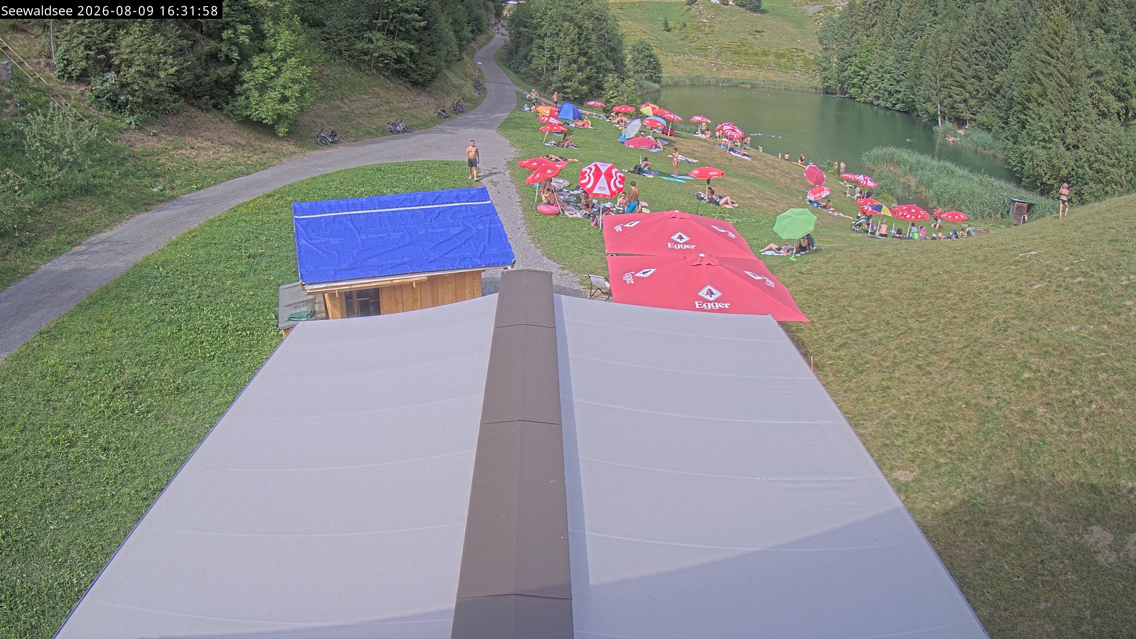 Archiv Foto Webcam Fontanella: Seewaldsee