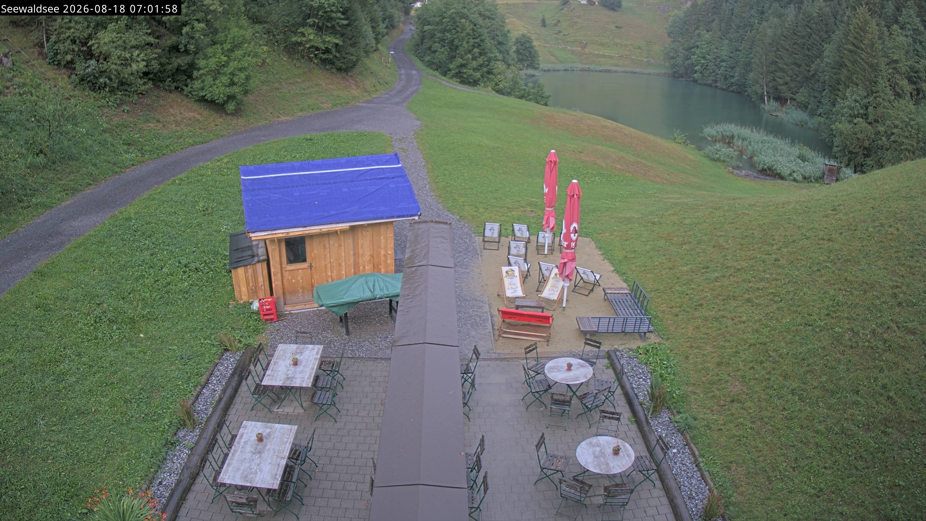 Archiv Foto Webcam Fontanella: Seewaldsee