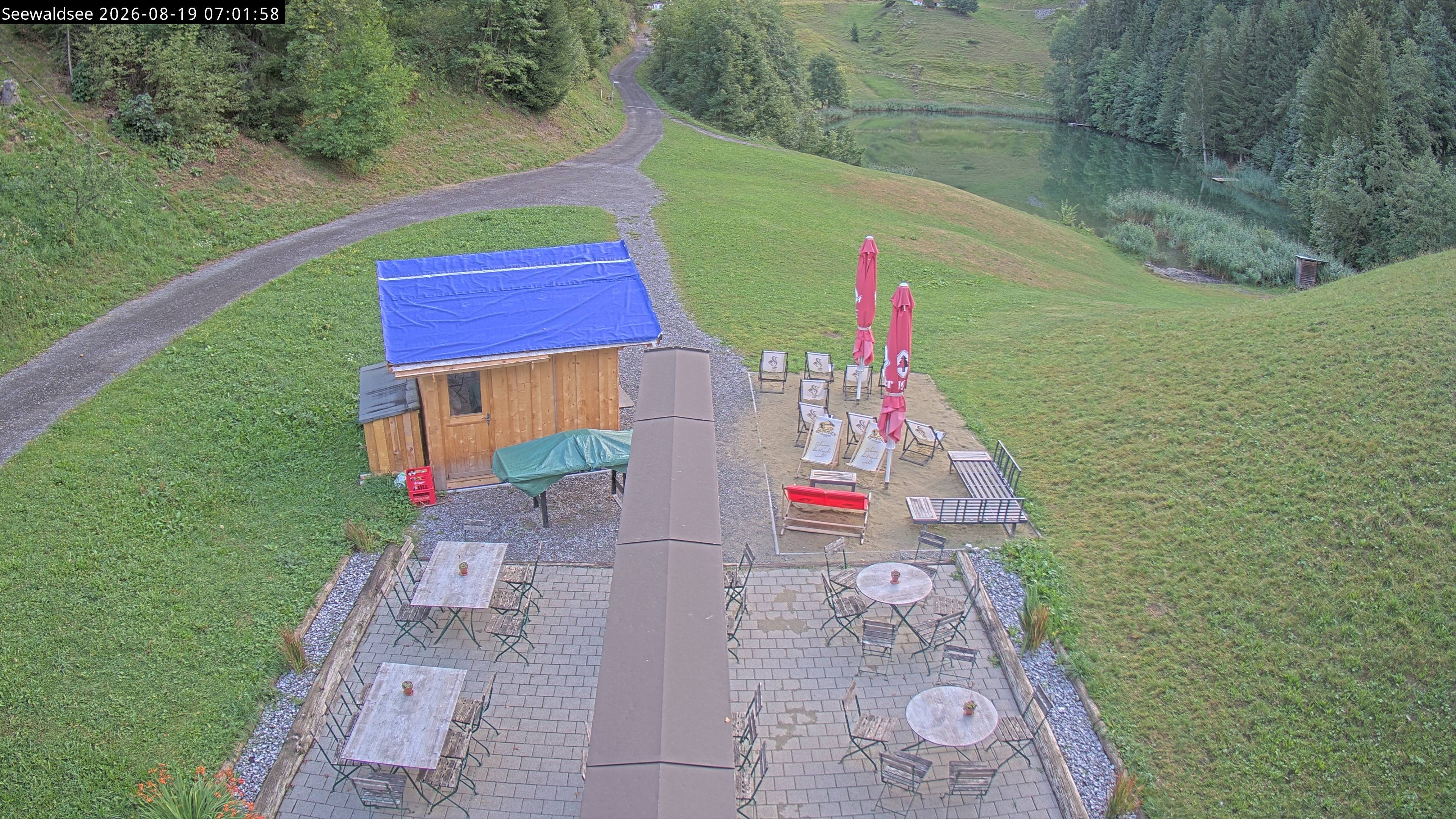 Archiv Foto Webcam Fontanella: Seewaldsee