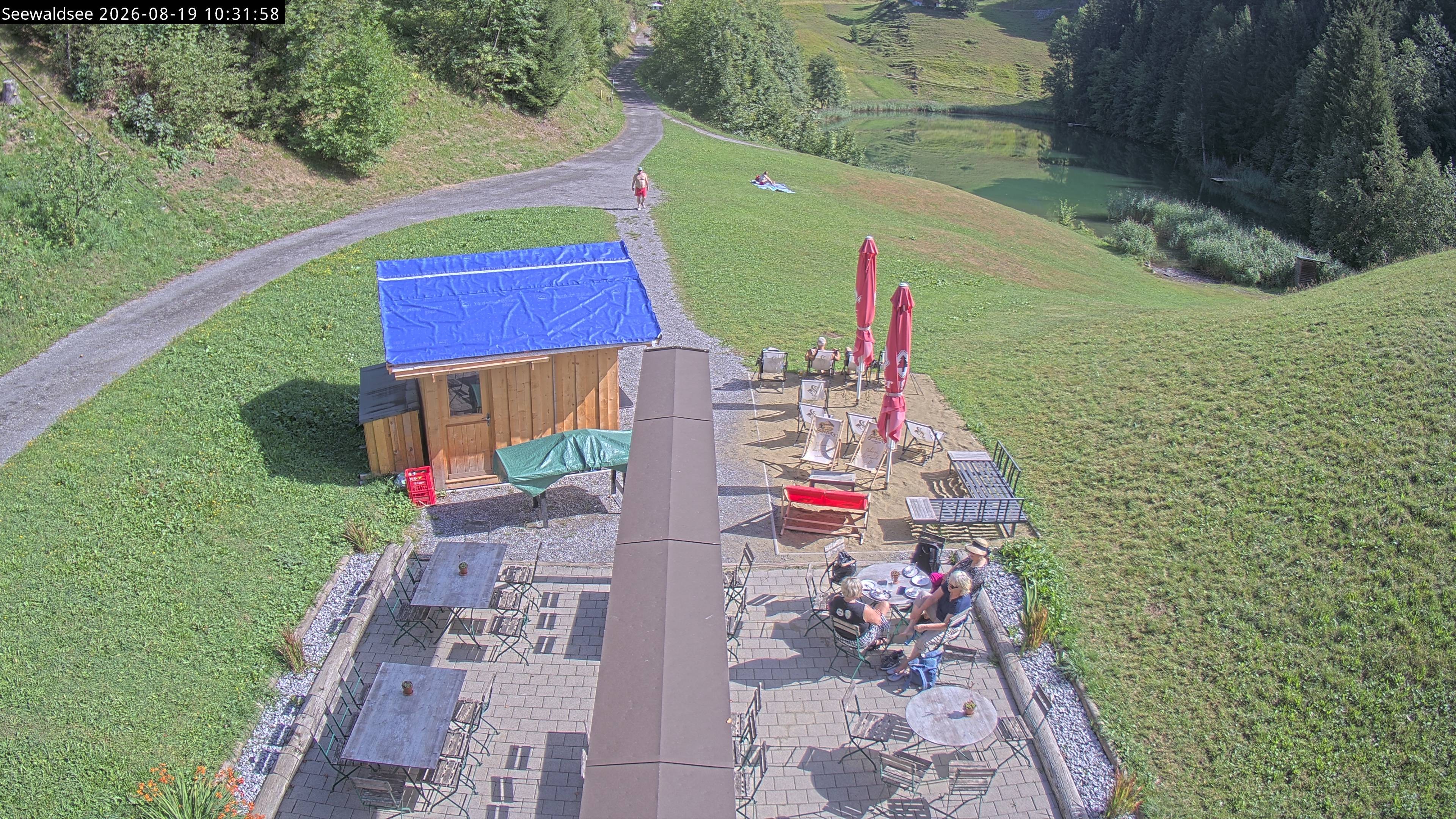 Archiv Foto Webcam Fontanella: Seewaldsee