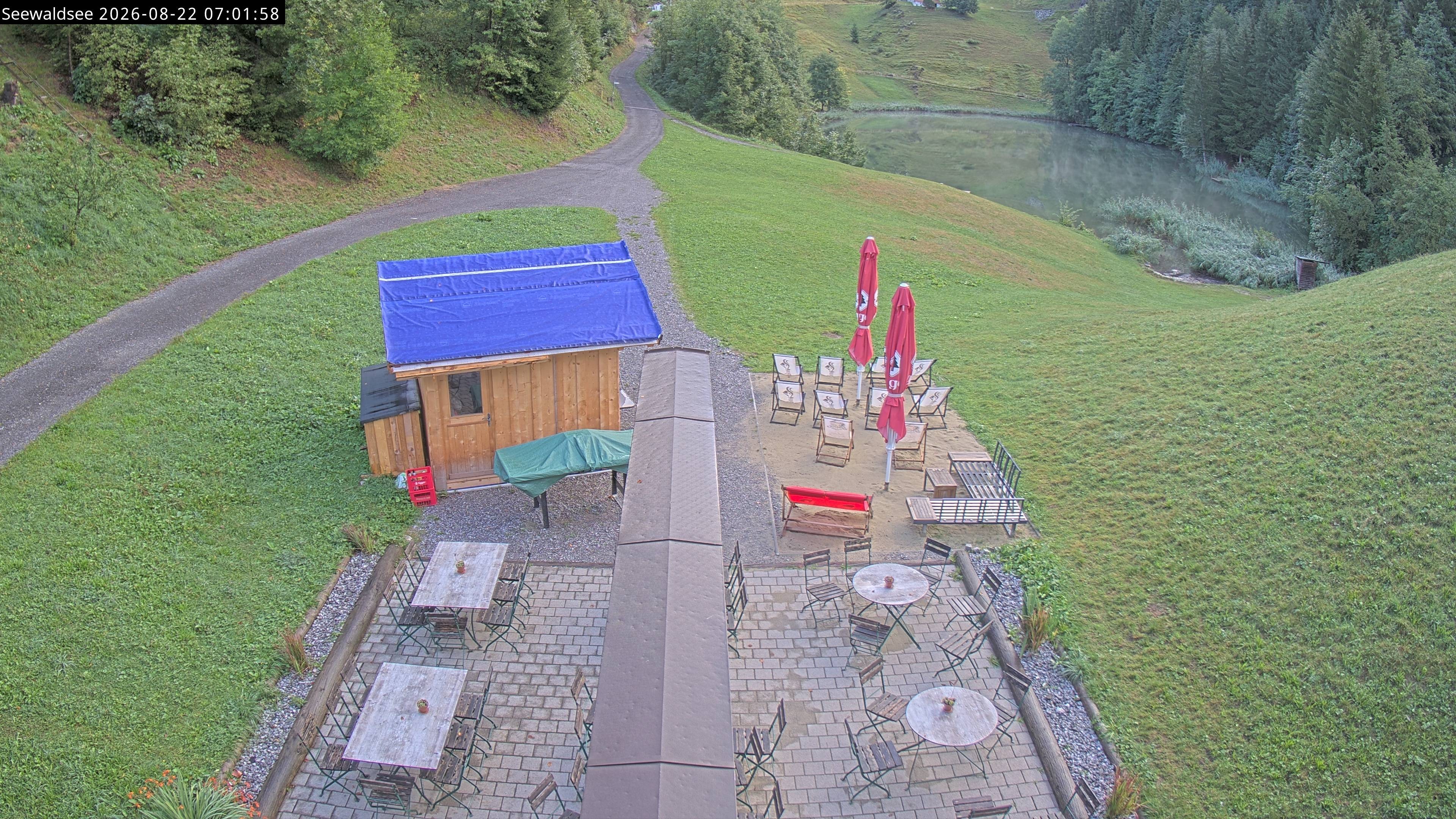 Archiv Foto Webcam Fontanella: Seewaldsee
