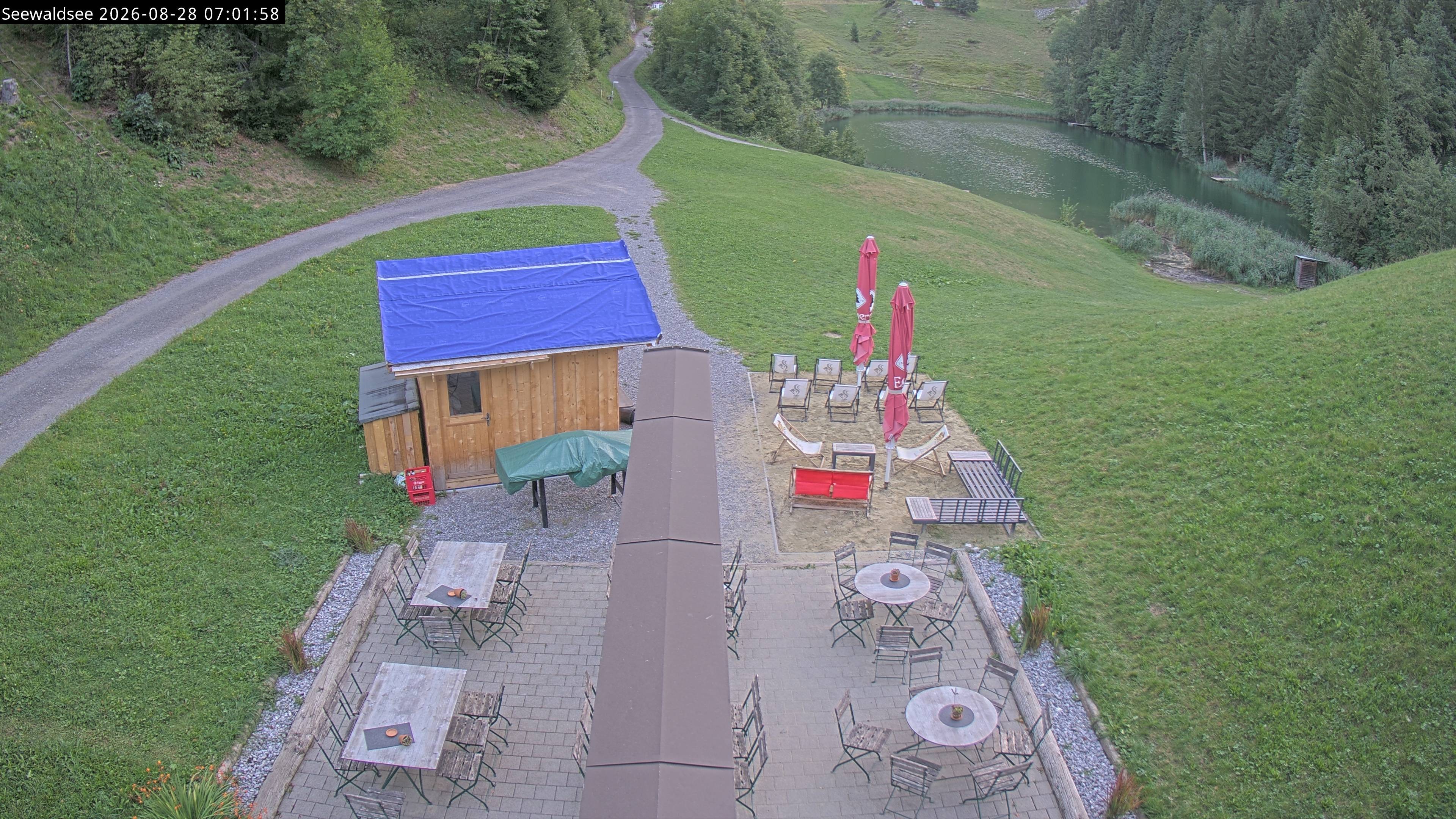 Archiv Foto Webcam Fontanella: Seewaldsee