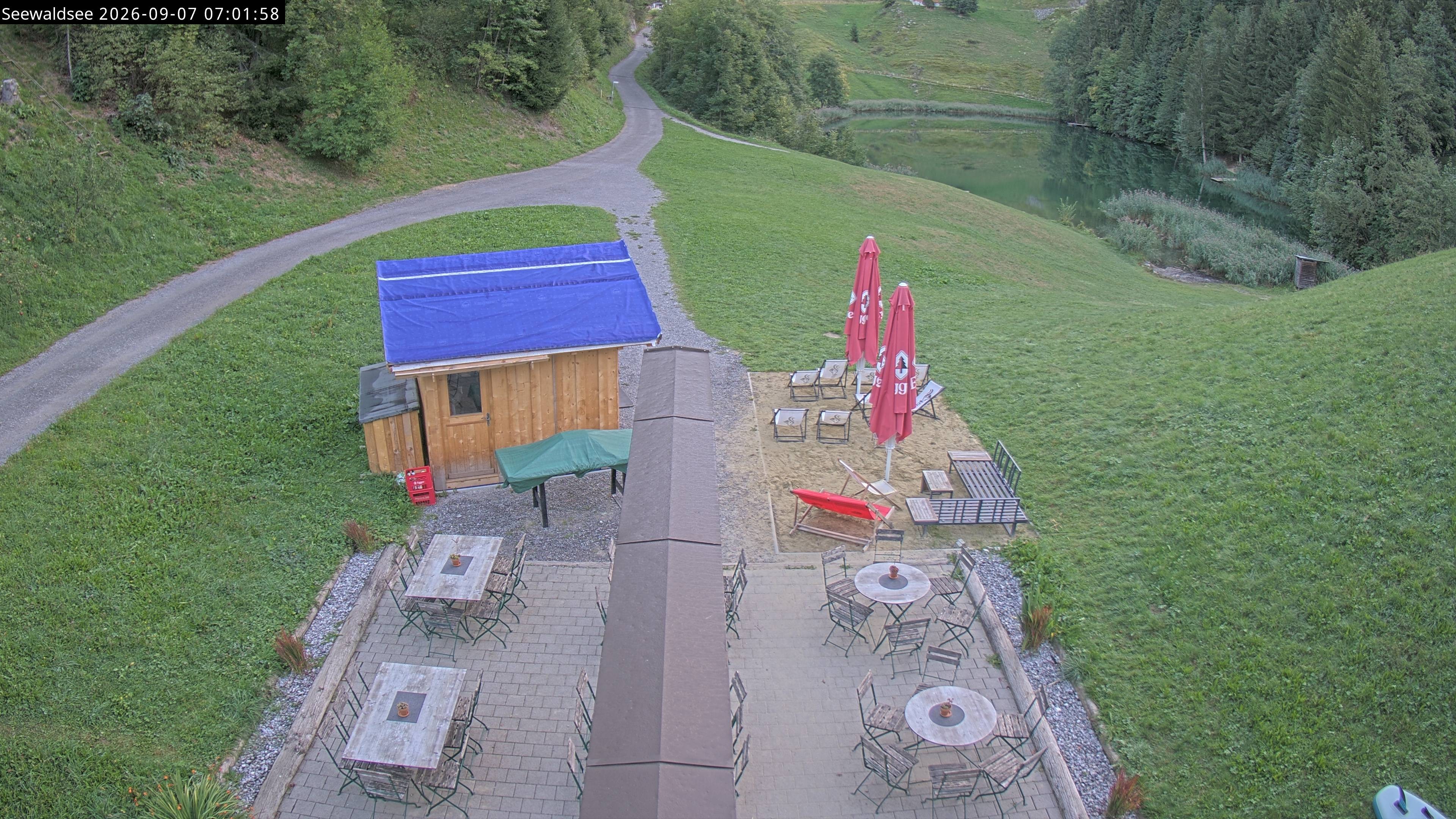 Archiv Foto Webcam Fontanella: Seewaldsee