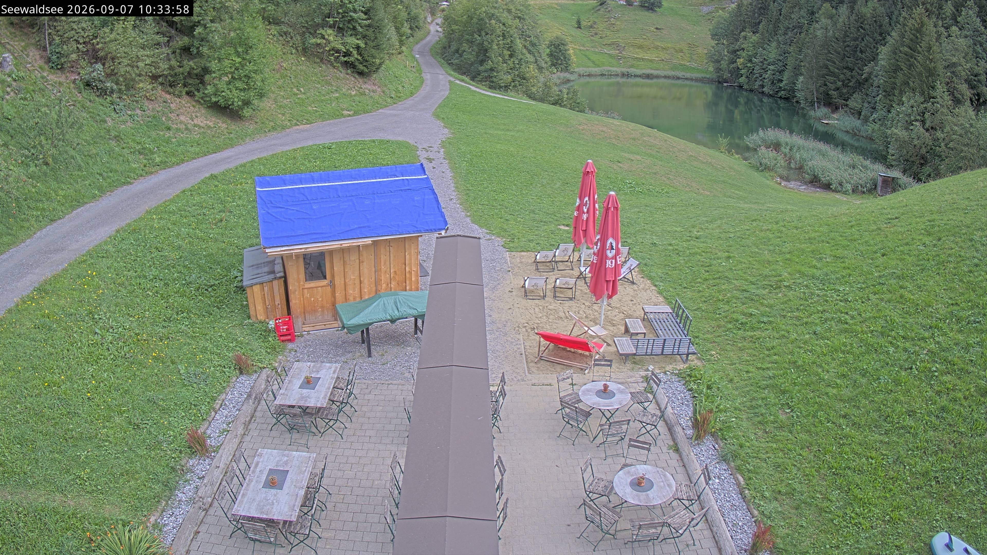 Archiv Foto Webcam Fontanella: Seewaldsee