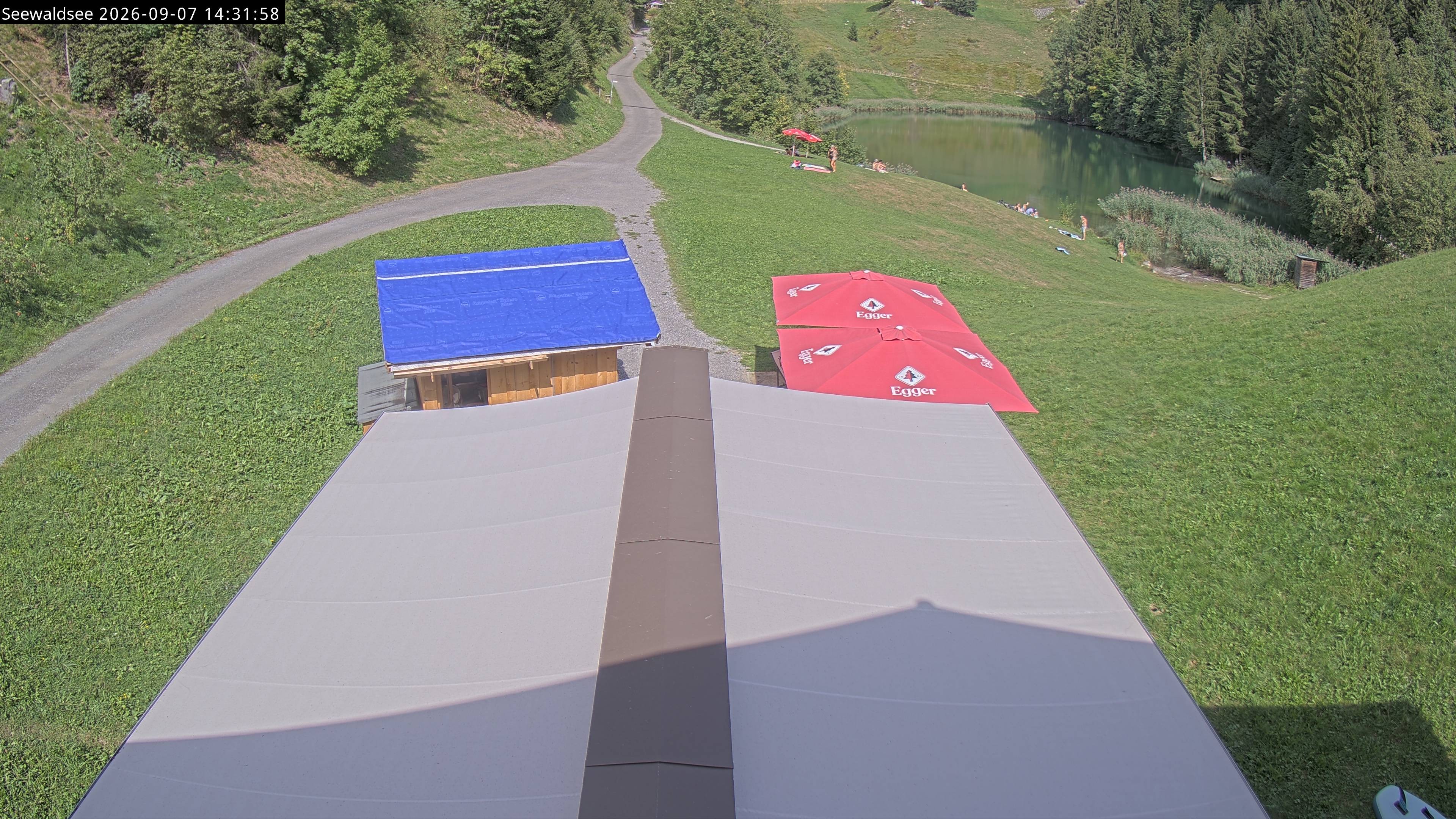 Archiv Foto Webcam Fontanella: Seewaldsee