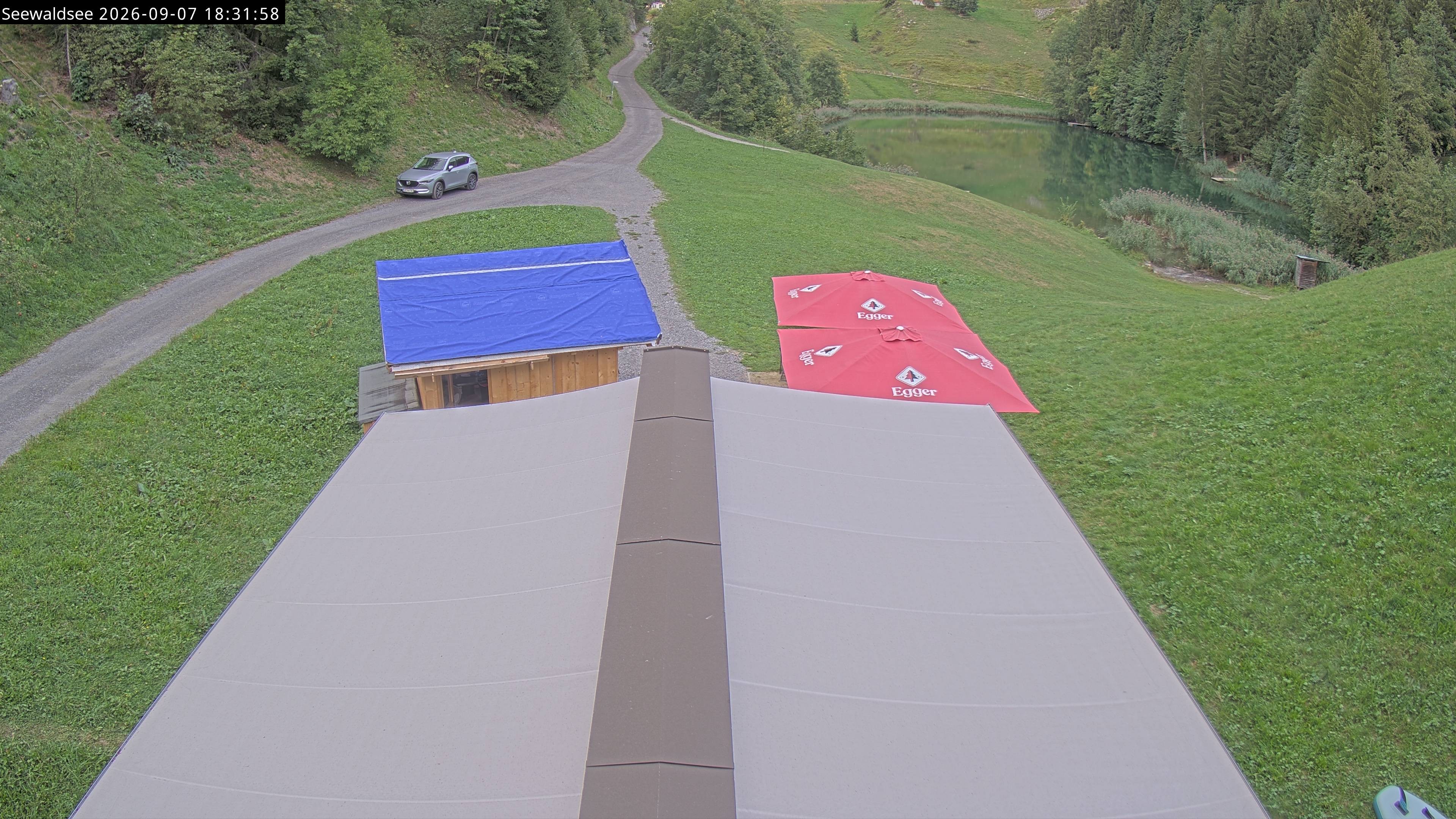 Archiv Foto Webcam Fontanella: Seewaldsee