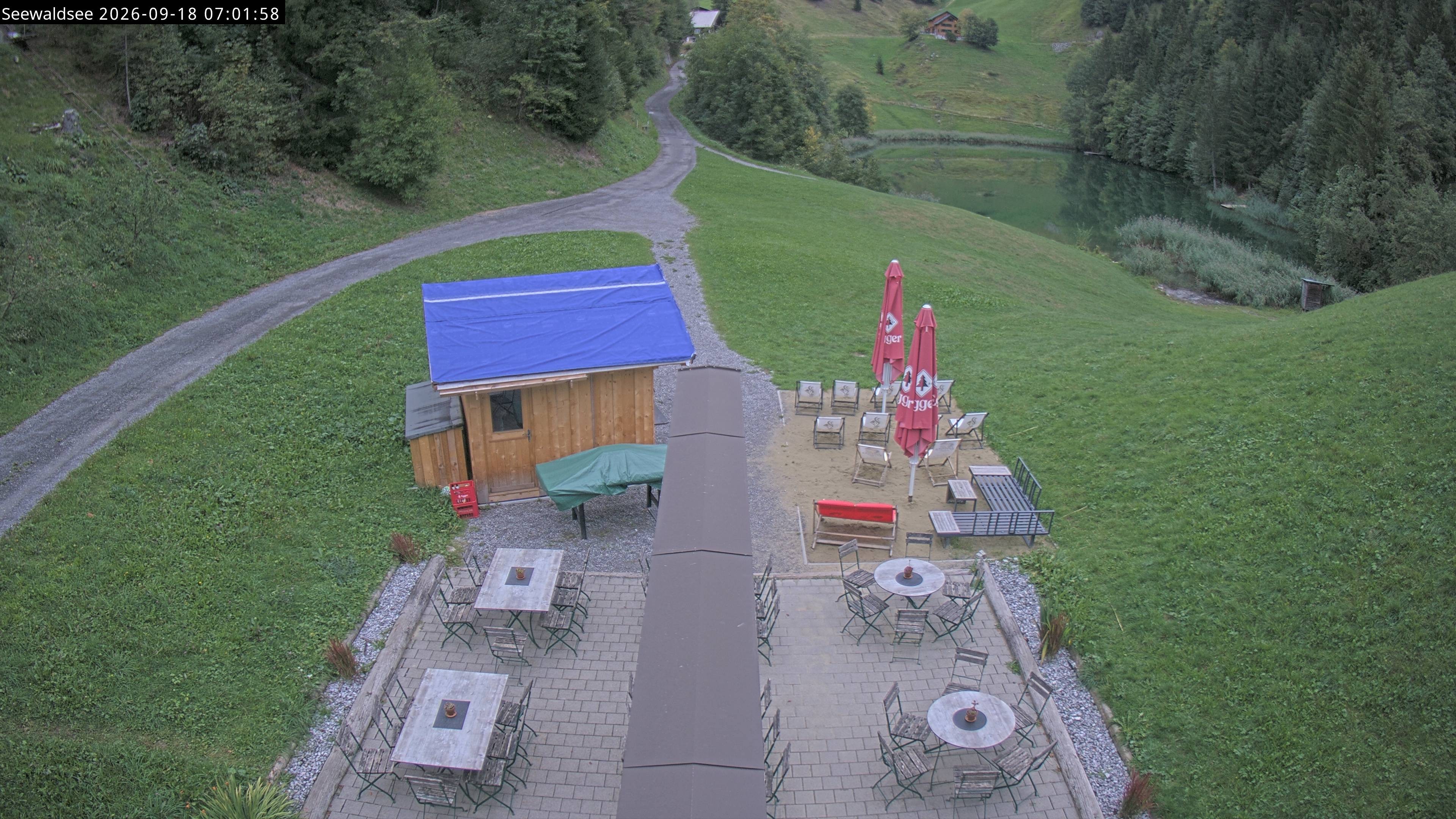 Archiv Foto Webcam Fontanella: Seewaldsee