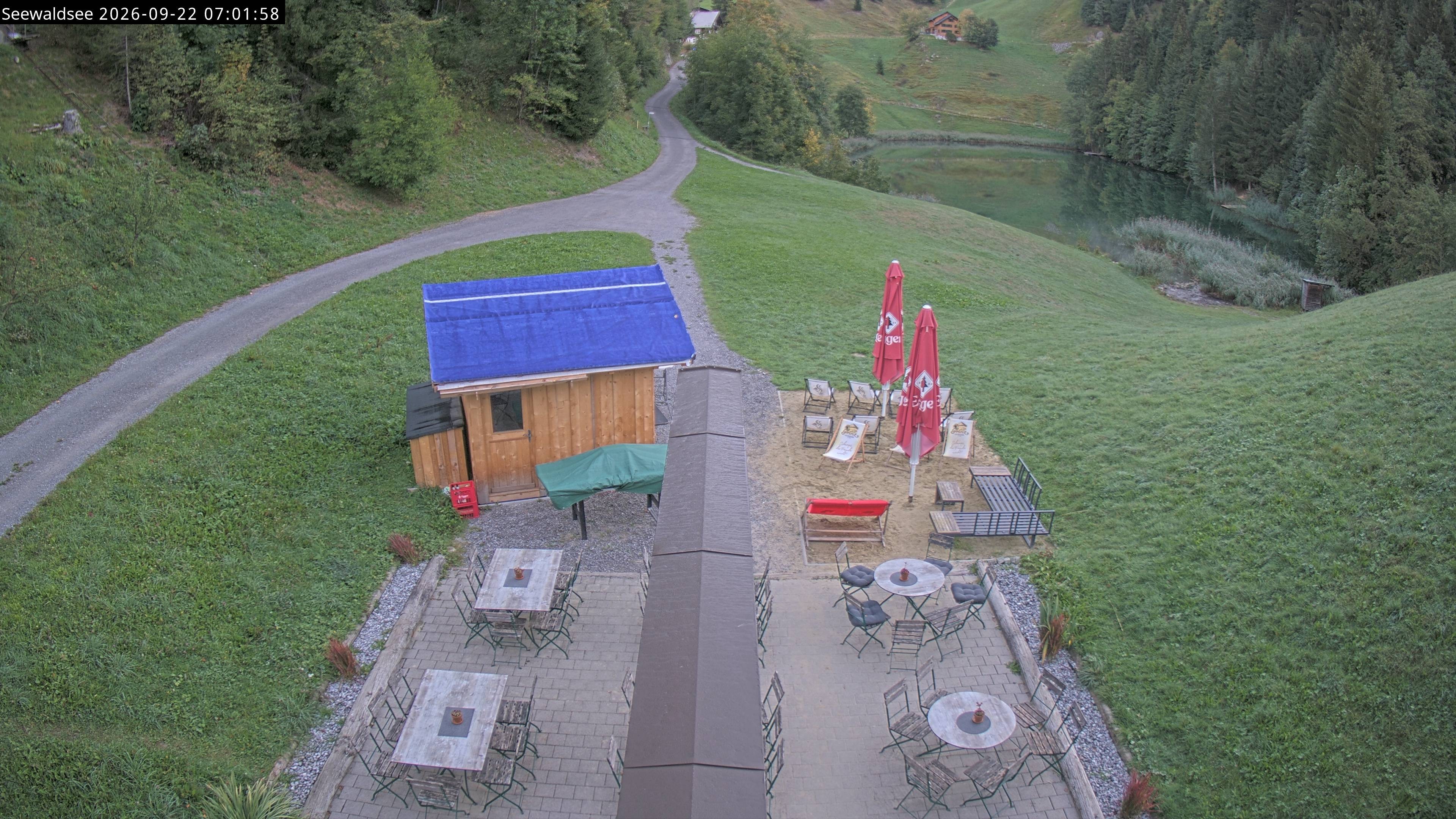 Archiv Foto Webcam Fontanella: Seewaldsee