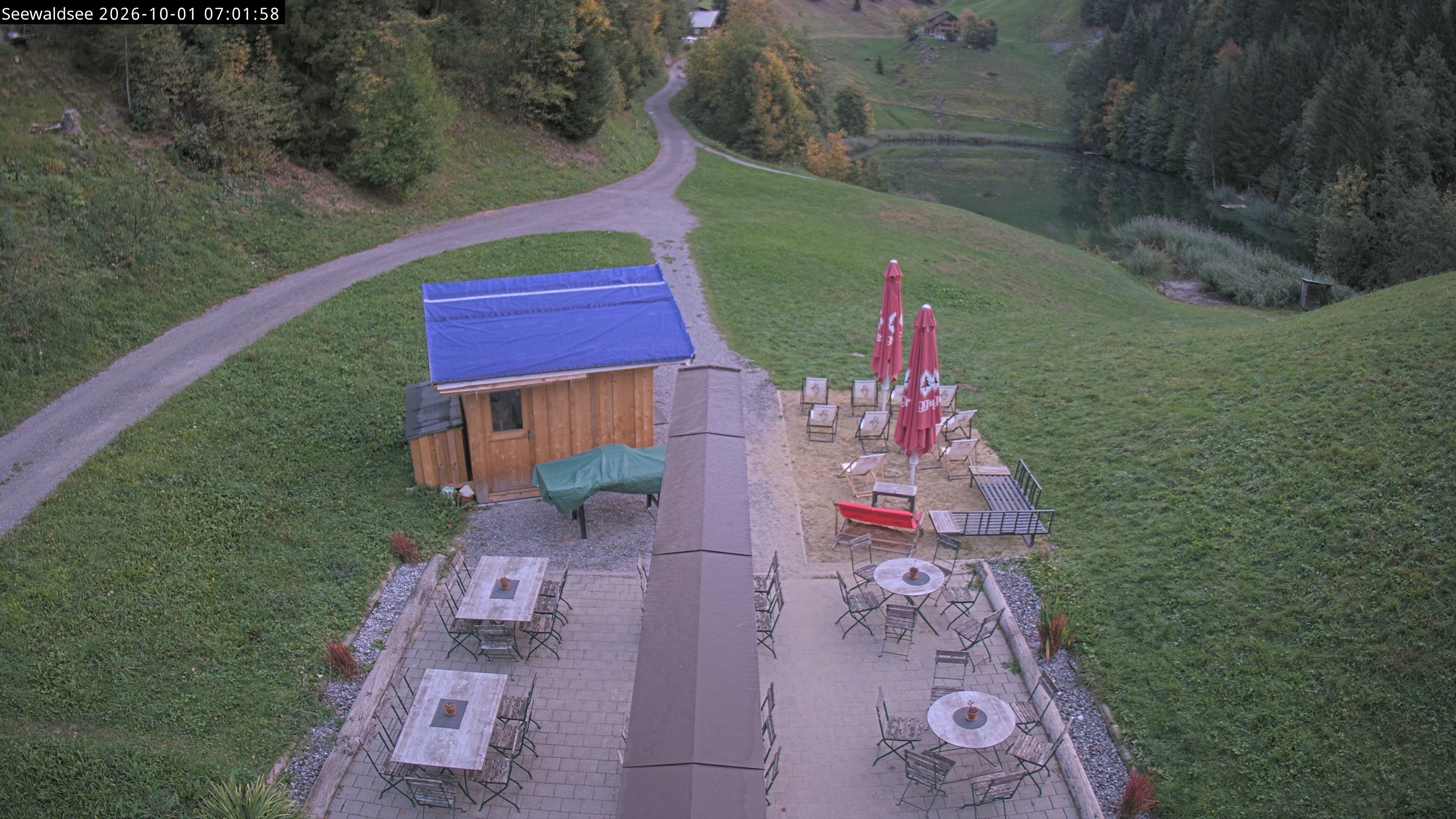 Archiv Foto Webcam Fontanella: Seewaldsee