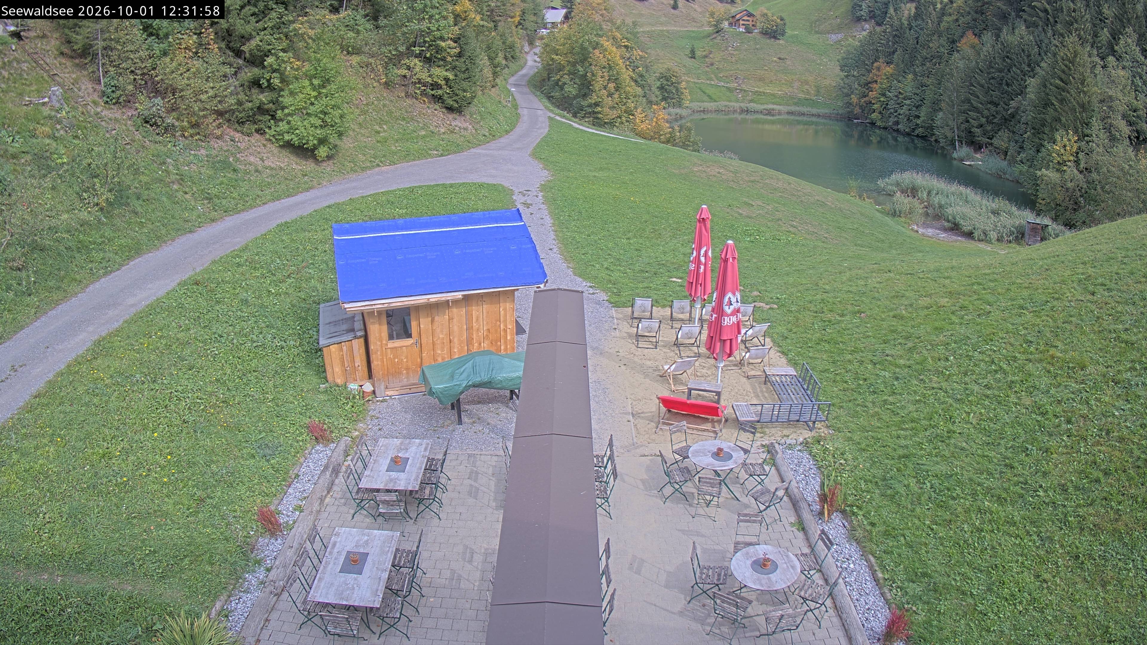 Archiv Foto Webcam Fontanella: Seewaldsee