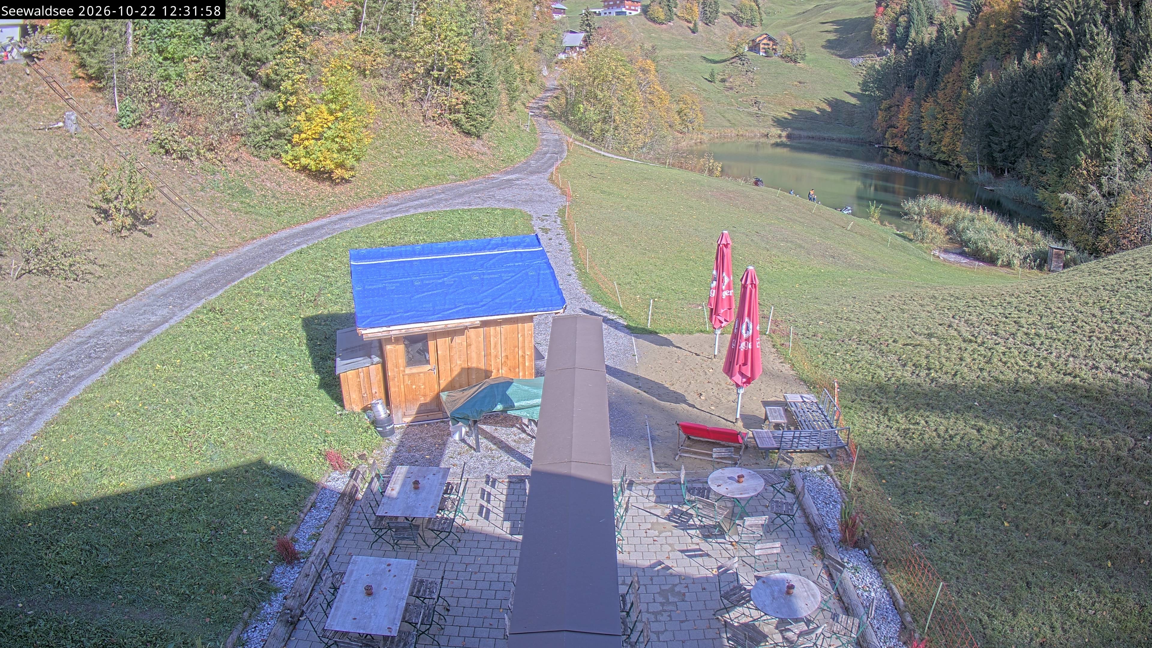 Archiv Foto Webcam Fontanella: Seewaldsee