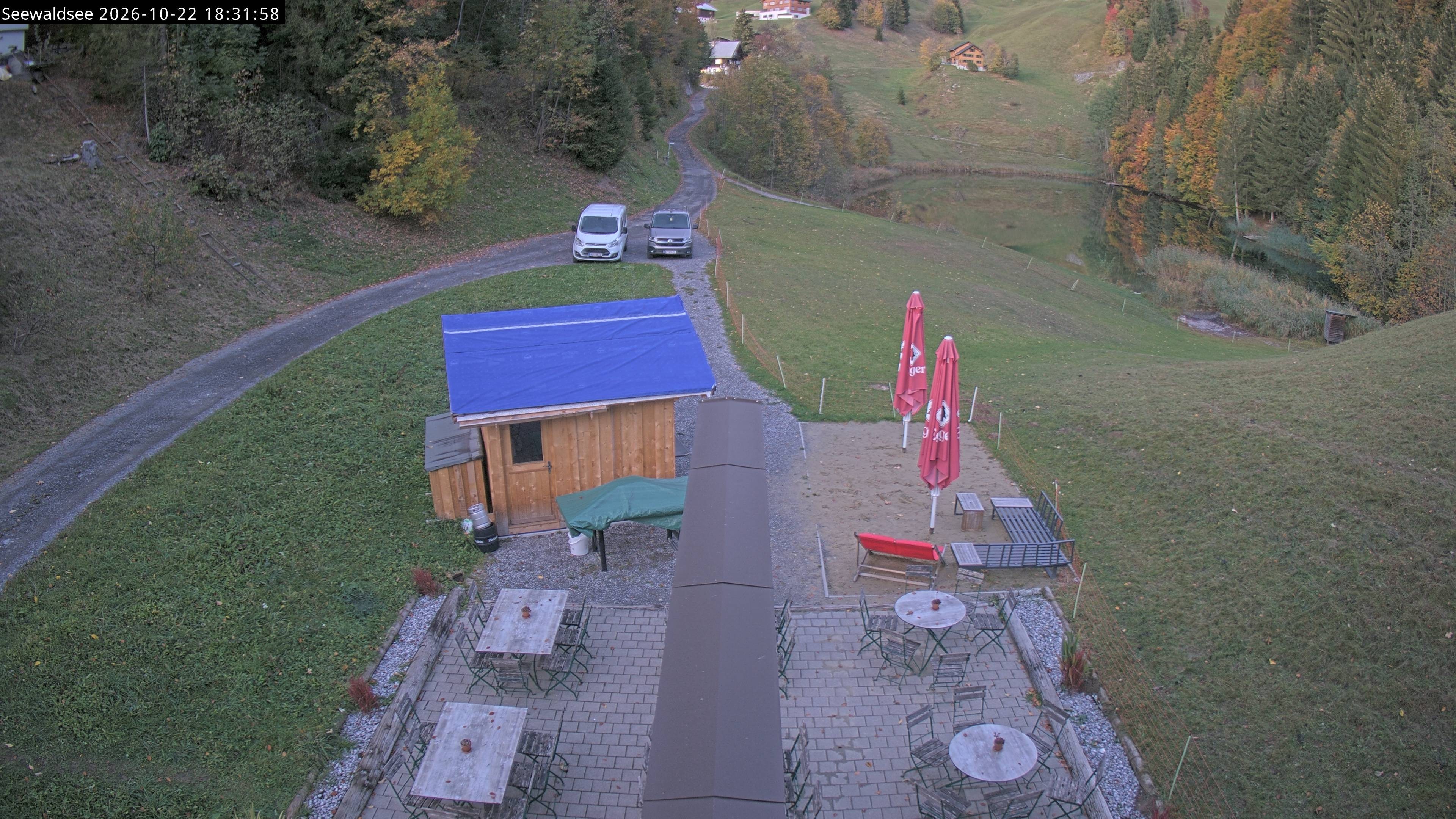 Archiv Foto Webcam Fontanella: Seewaldsee