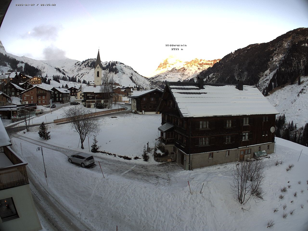 Archived image Webcam Village center Warth