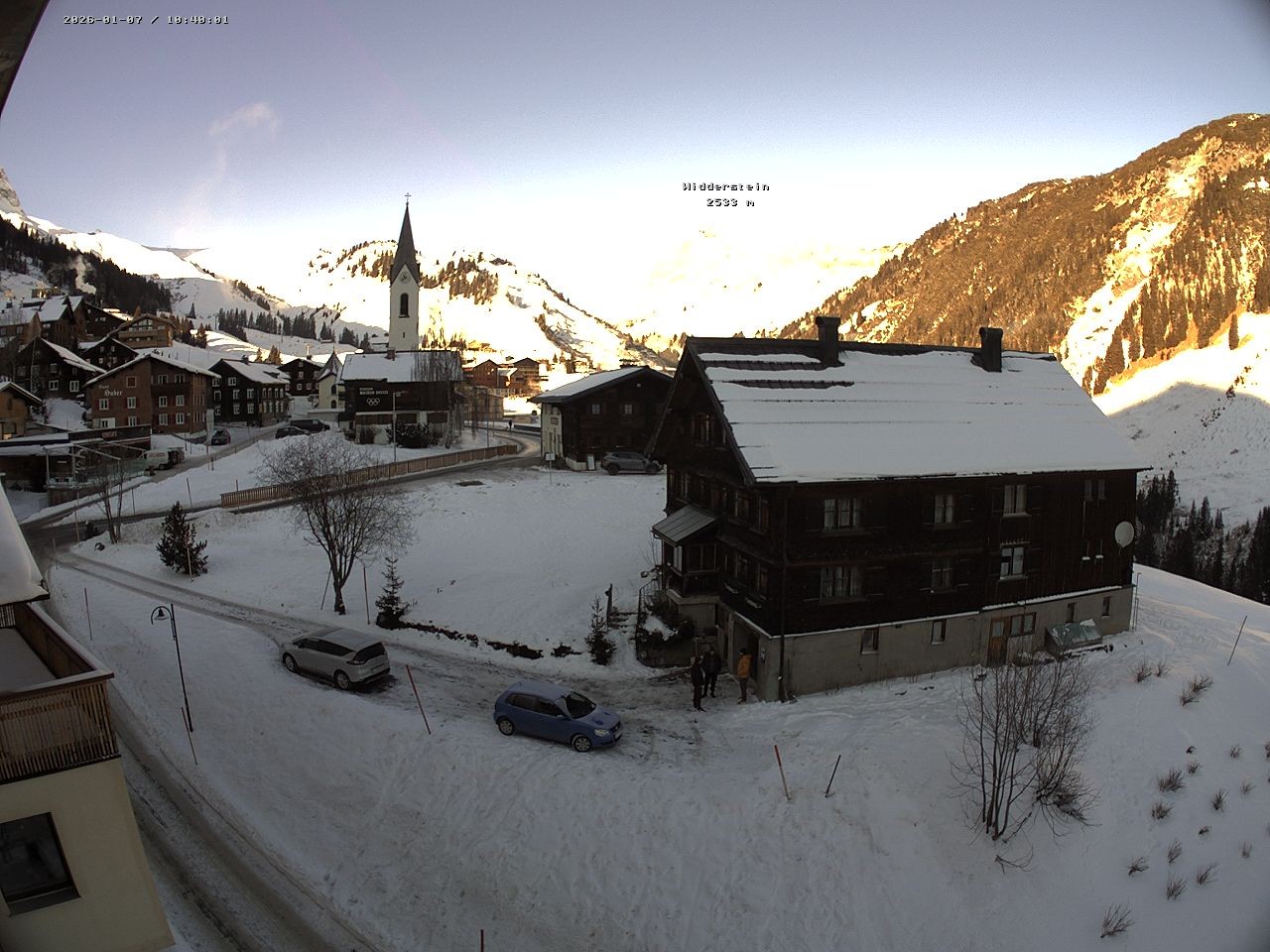 Archived image Webcam Village center Warth