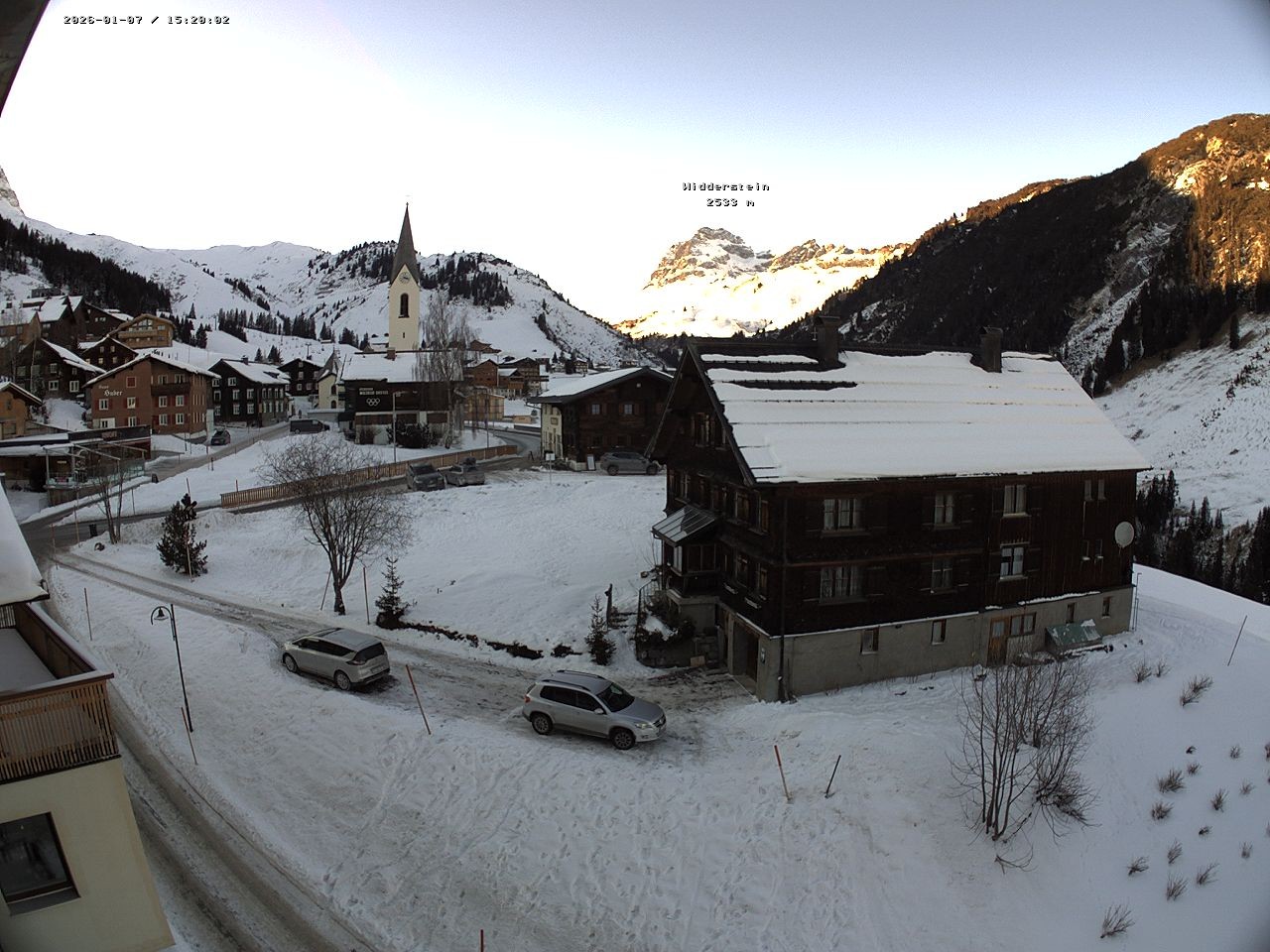 Archived image Webcam Village center Warth