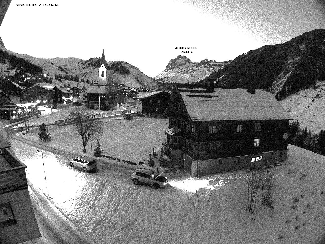 Archived image Webcam Village center Warth