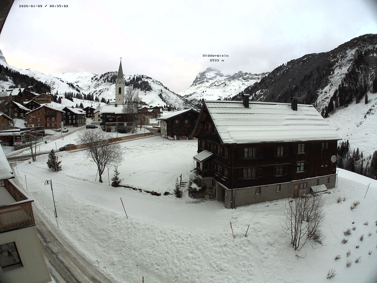 Archived image Webcam Village center Warth