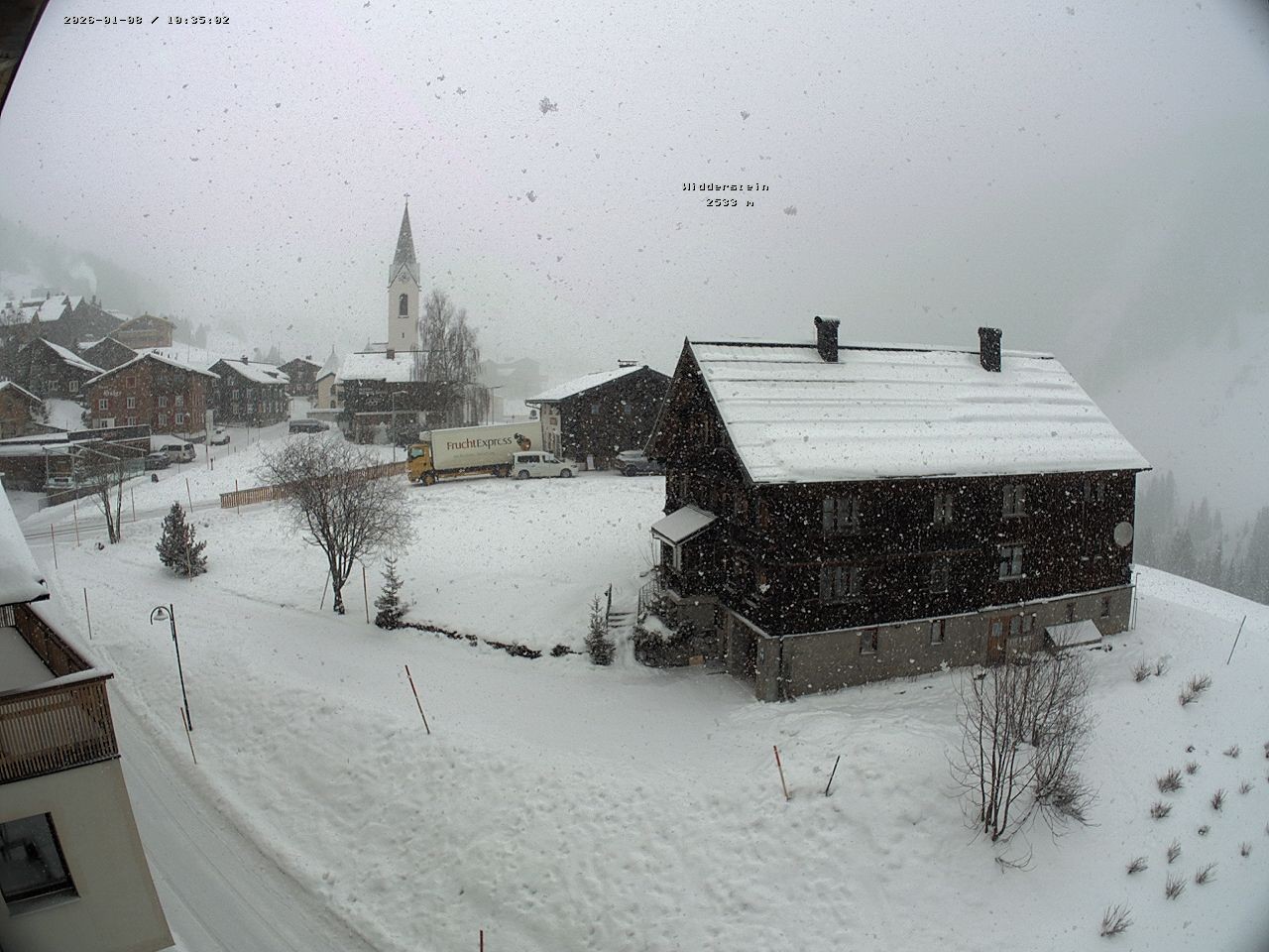 Archived image Webcam Village center Warth
