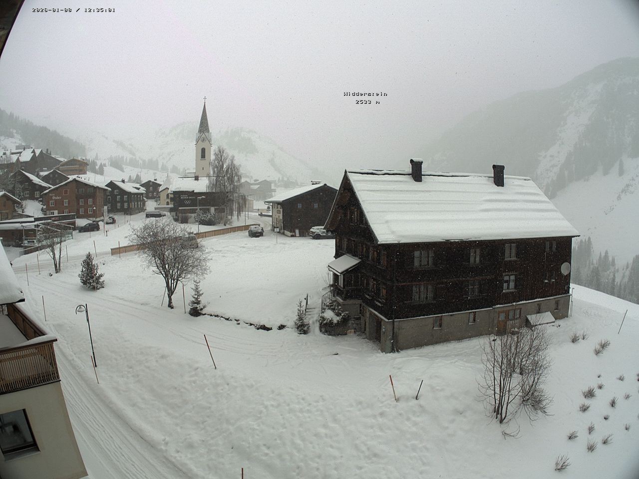Archived image Webcam Village center Warth