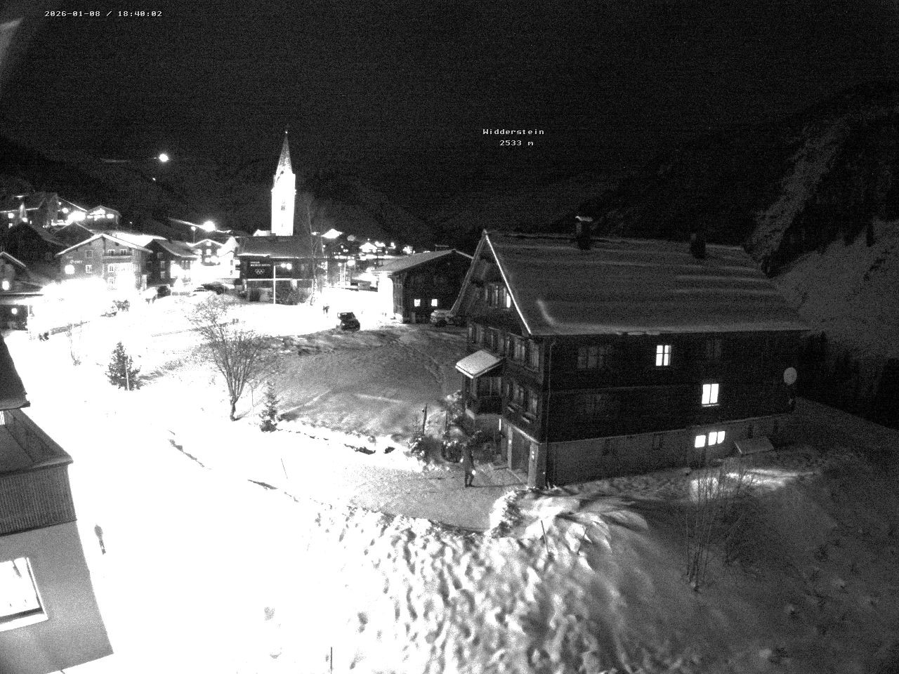 Archived image Webcam Village center Warth