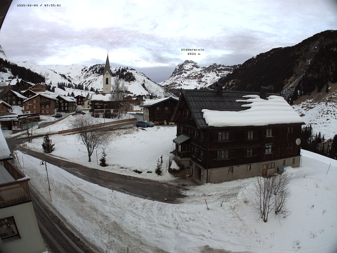Archived image Webcam Village center Warth