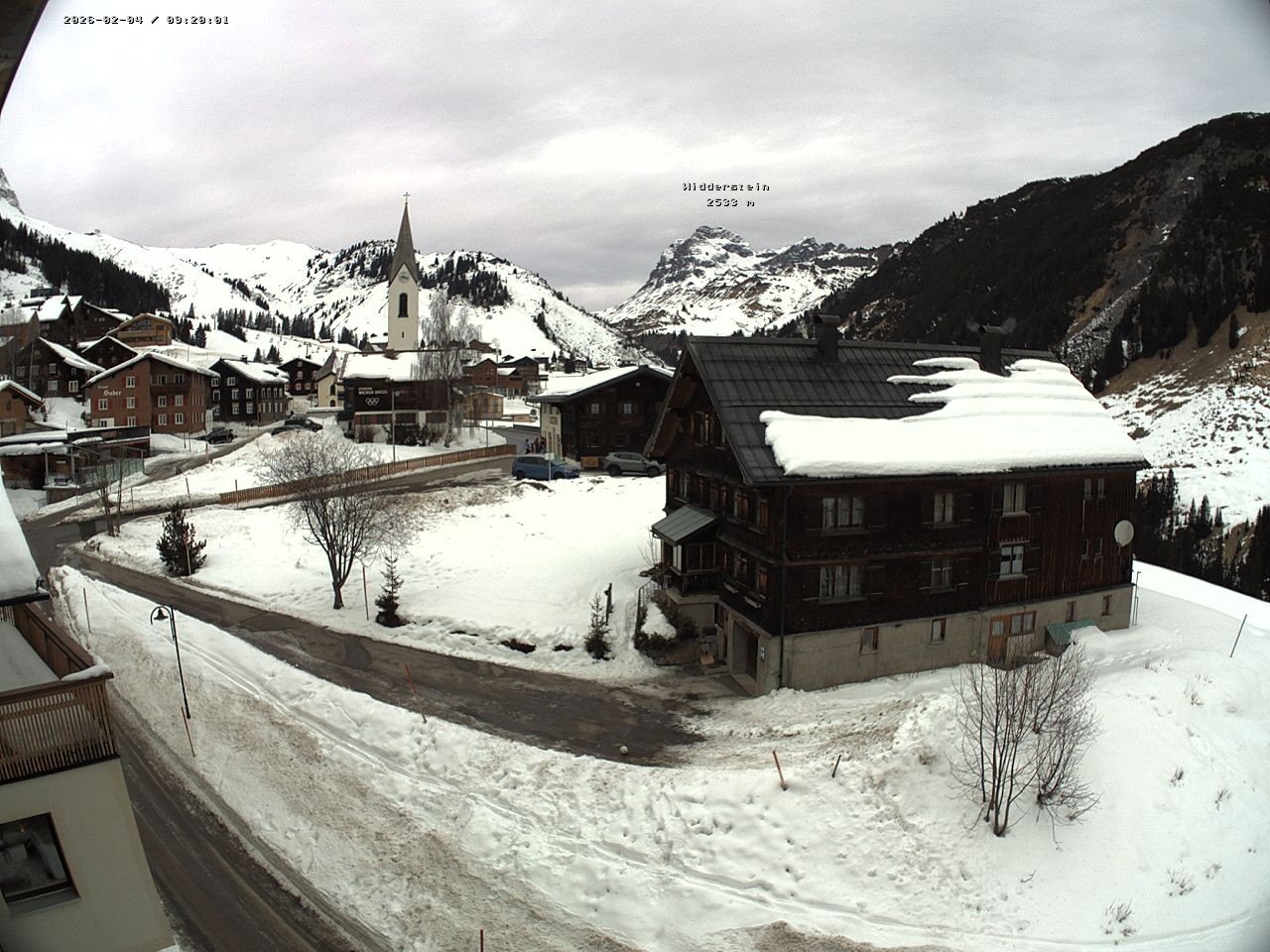 Archived image Webcam Village center Warth