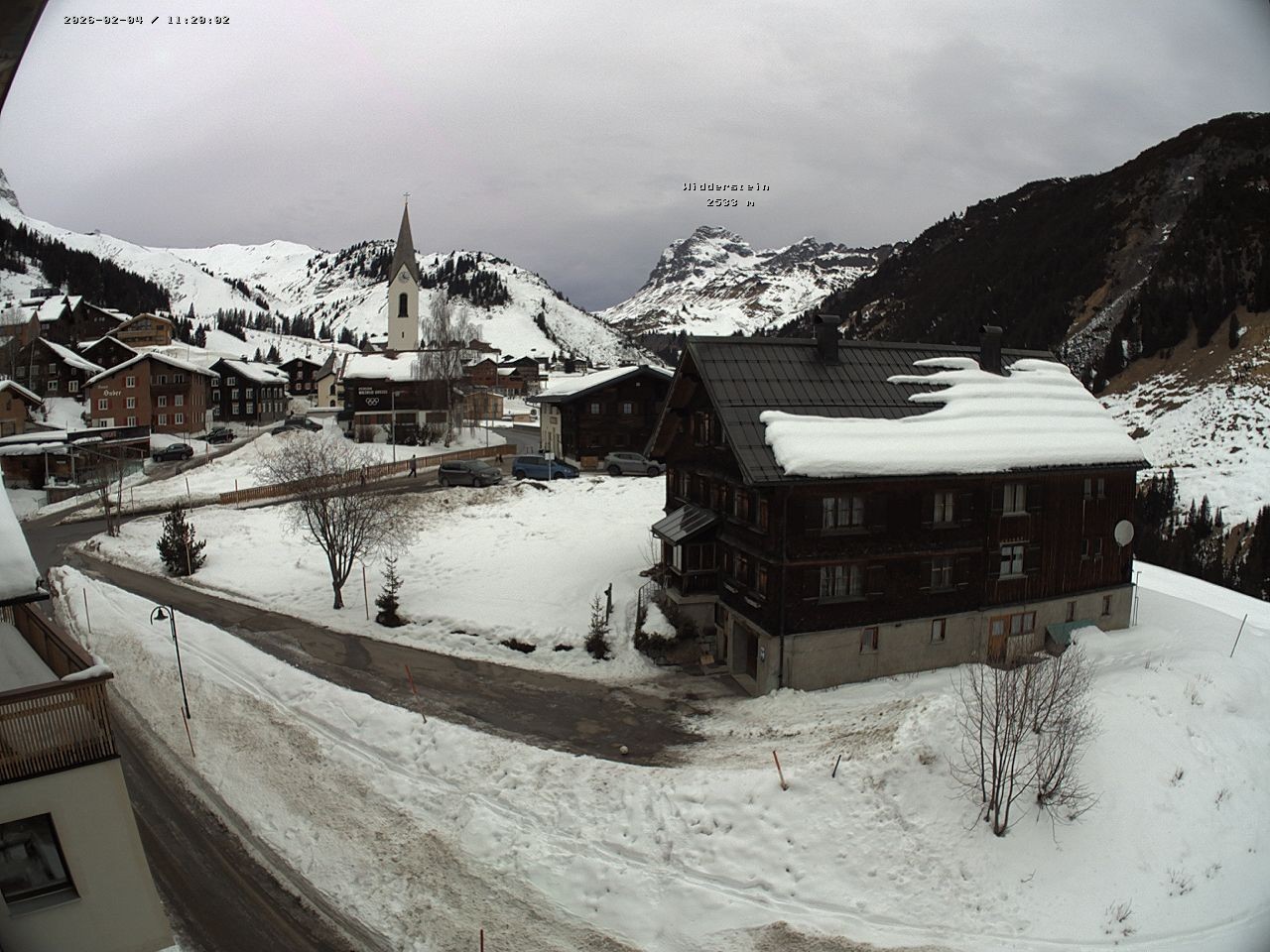 Archived image Webcam Village center Warth
