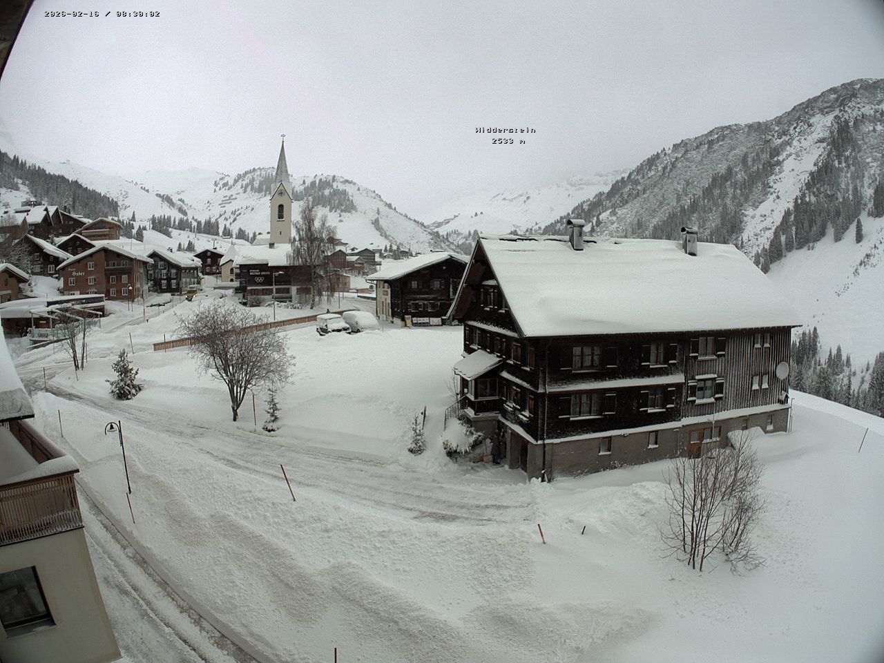 Archived image Webcam Village center Warth