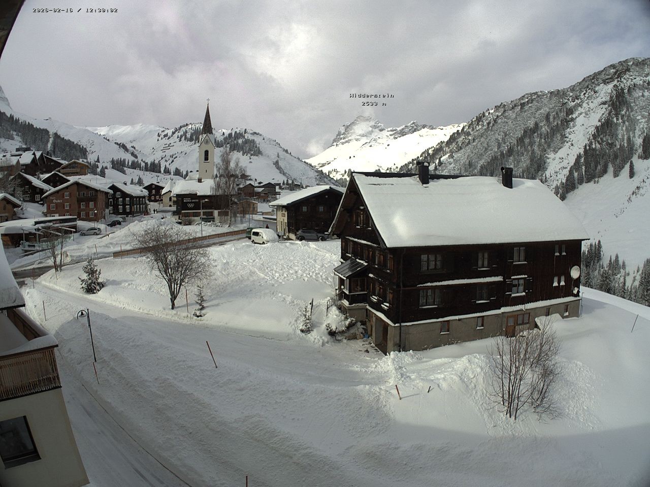 Archived image Webcam Village center Warth