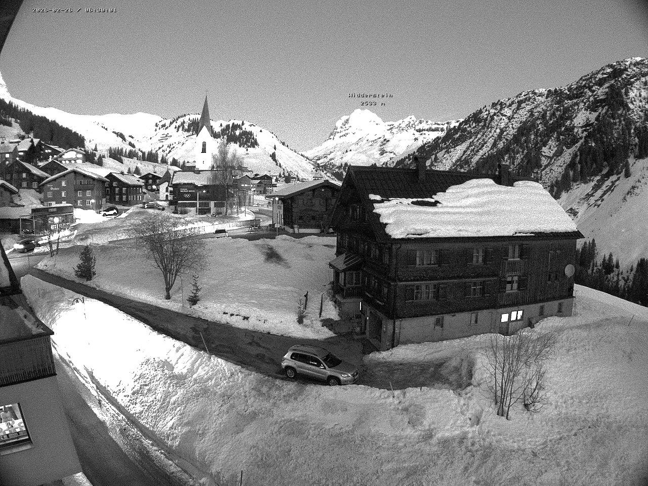 Archived image Webcam Village center Warth
